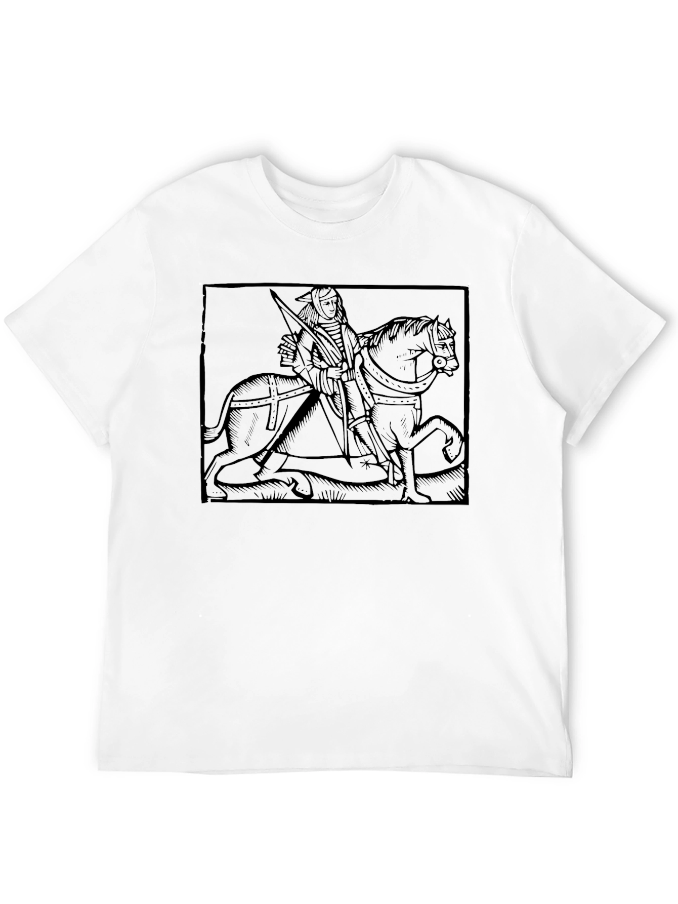 Knight on Horseback Graphic T-Shirt