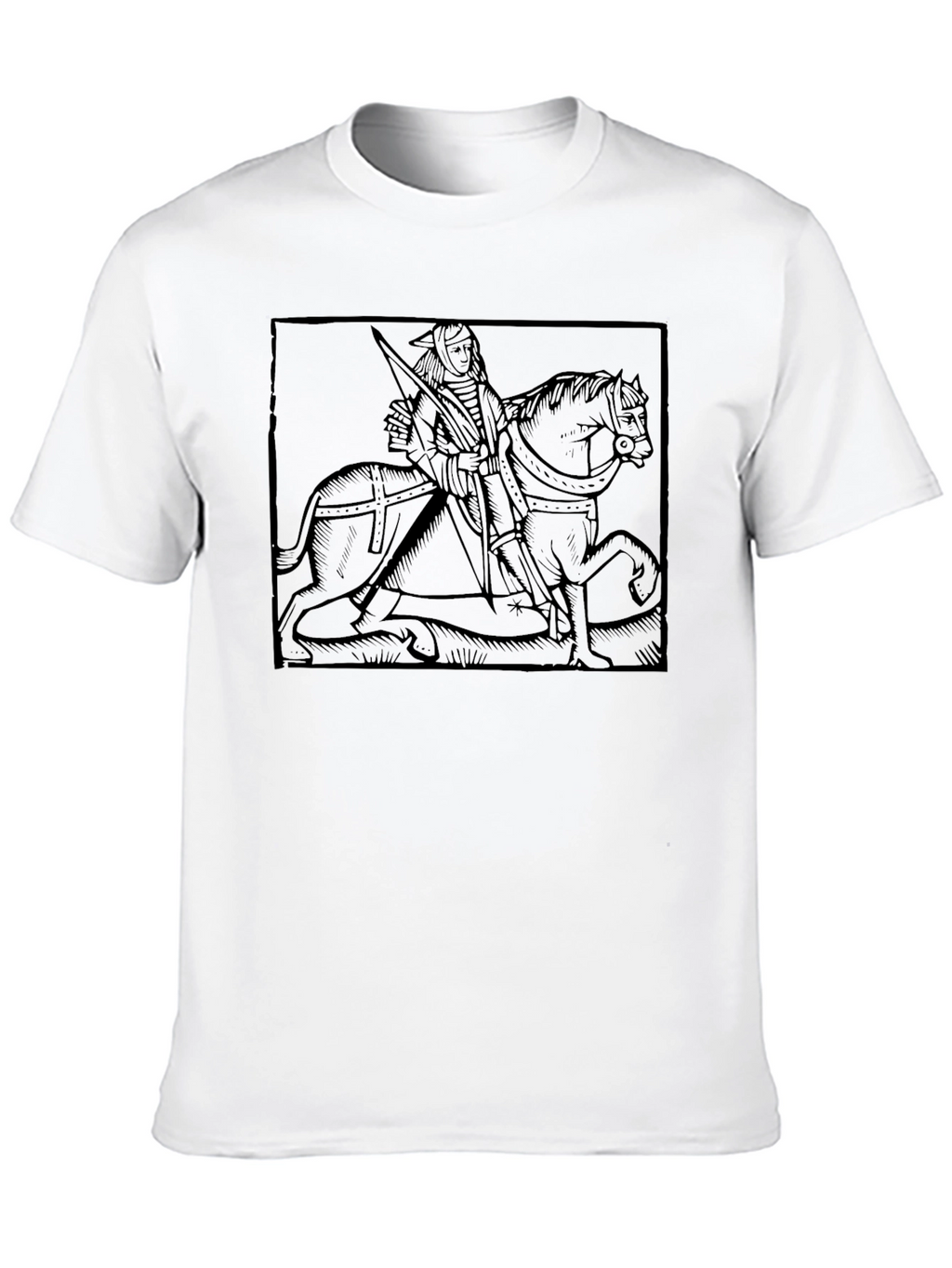 Knight on Horseback Graphic T-Shirt