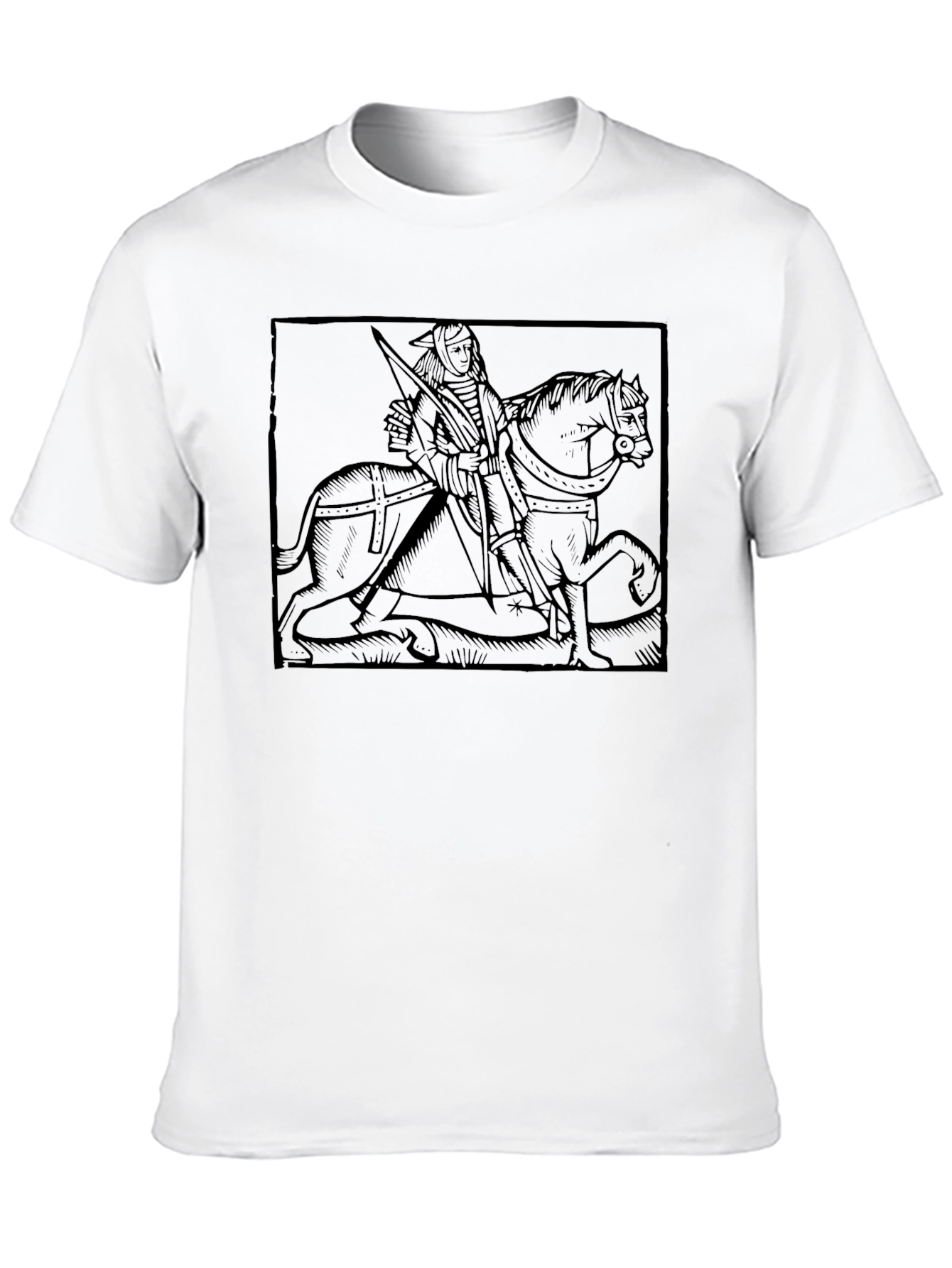 Knight on Horseback Graphic T-Shirt
