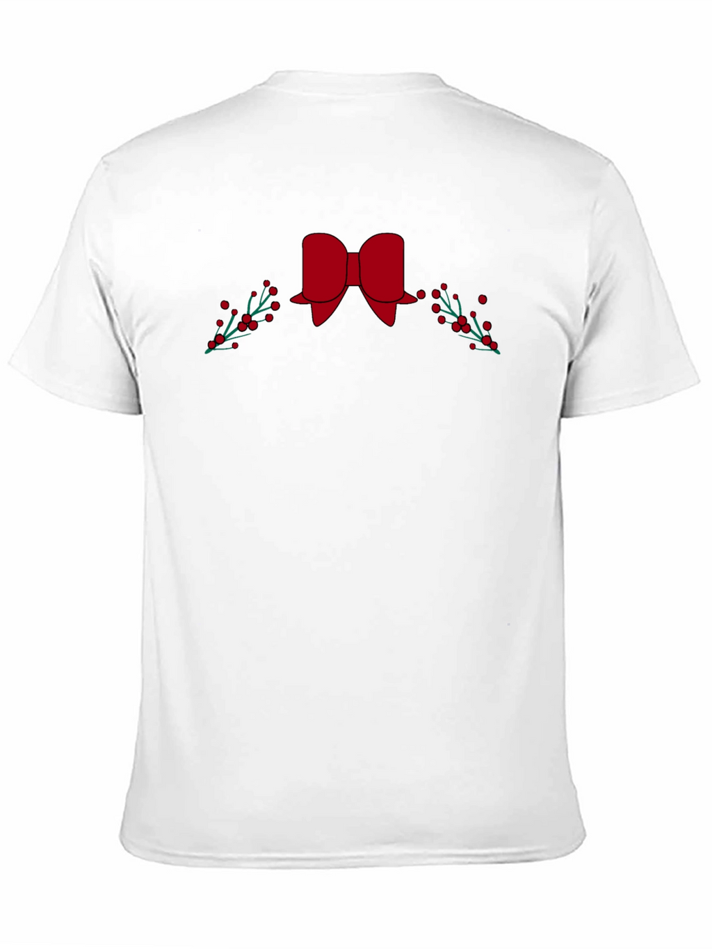 Festive Bow & Berries Graphic Tee