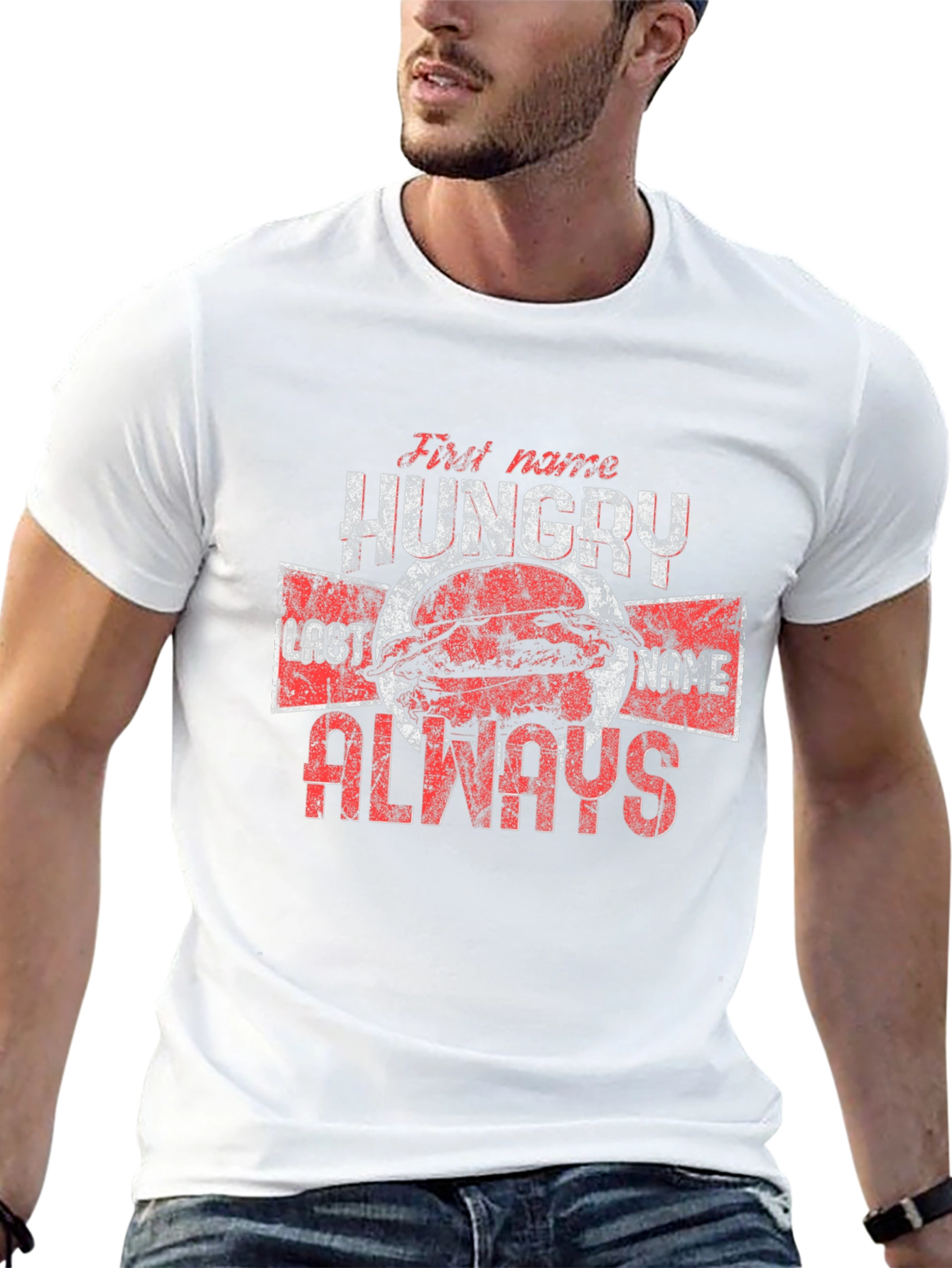 Hungry Always Graphic T-Shirt - Black