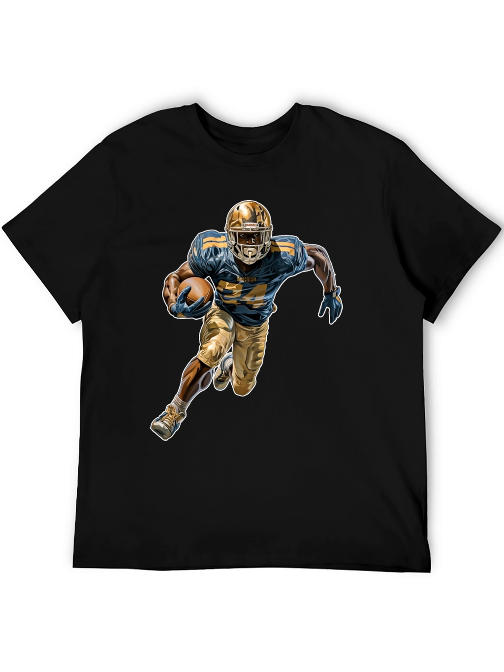 Football Player Graphic Tee - Stylish Sportswear