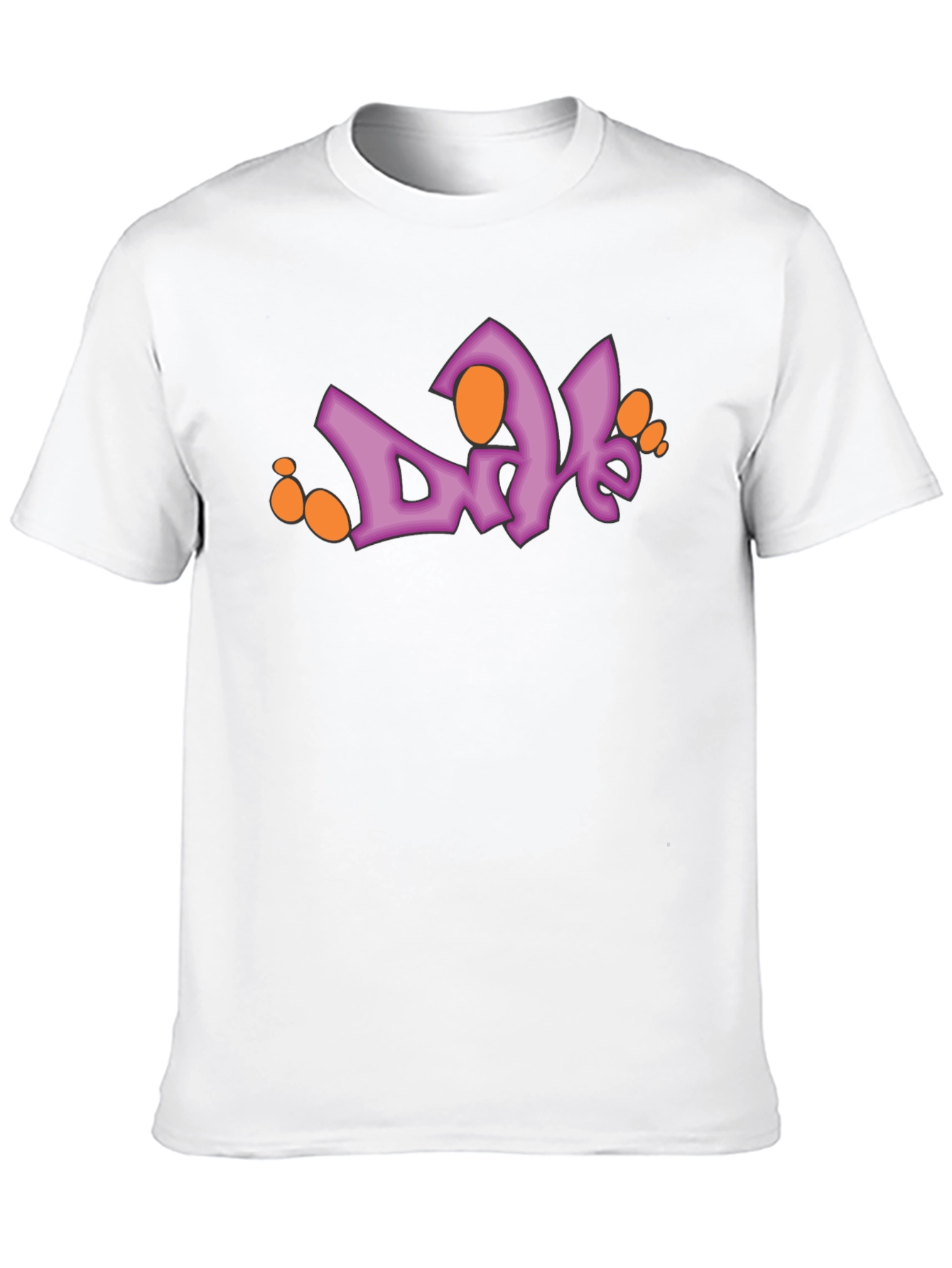Trendy Black T-Shirt with Graphic Print