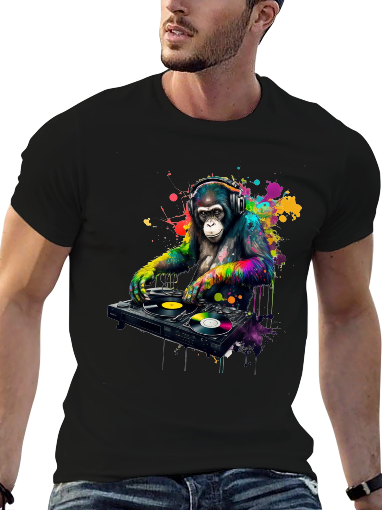 DJ Monkey Graphic Tee