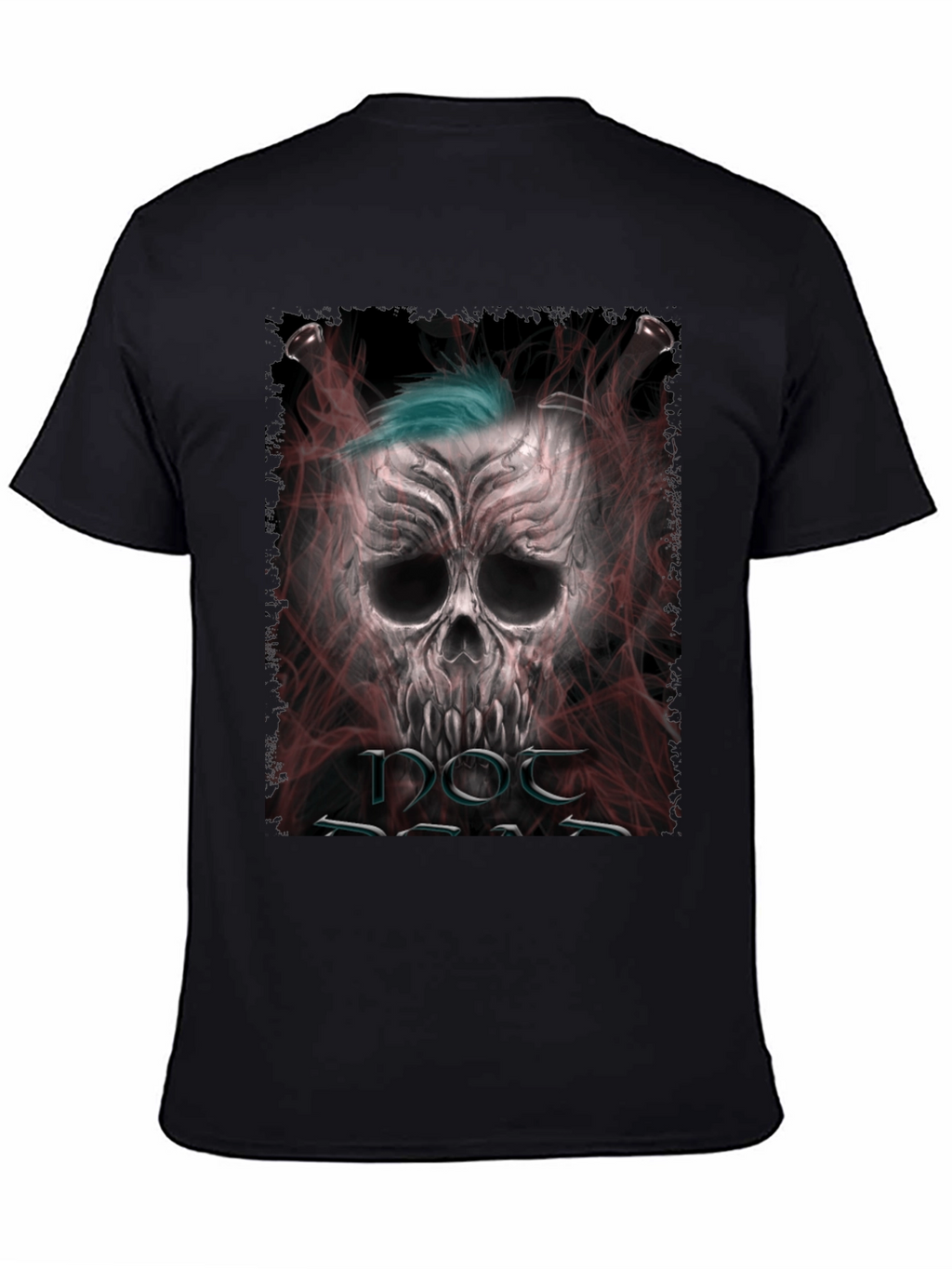 Edgy Skull Graphic Tee - Punk Rock Style