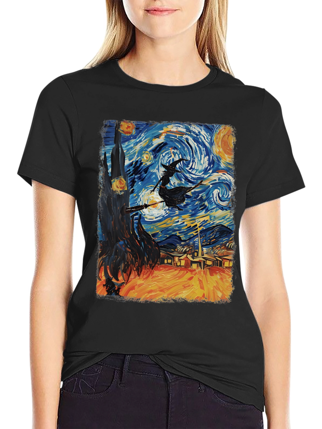 Starry Night Witch T-Shirt