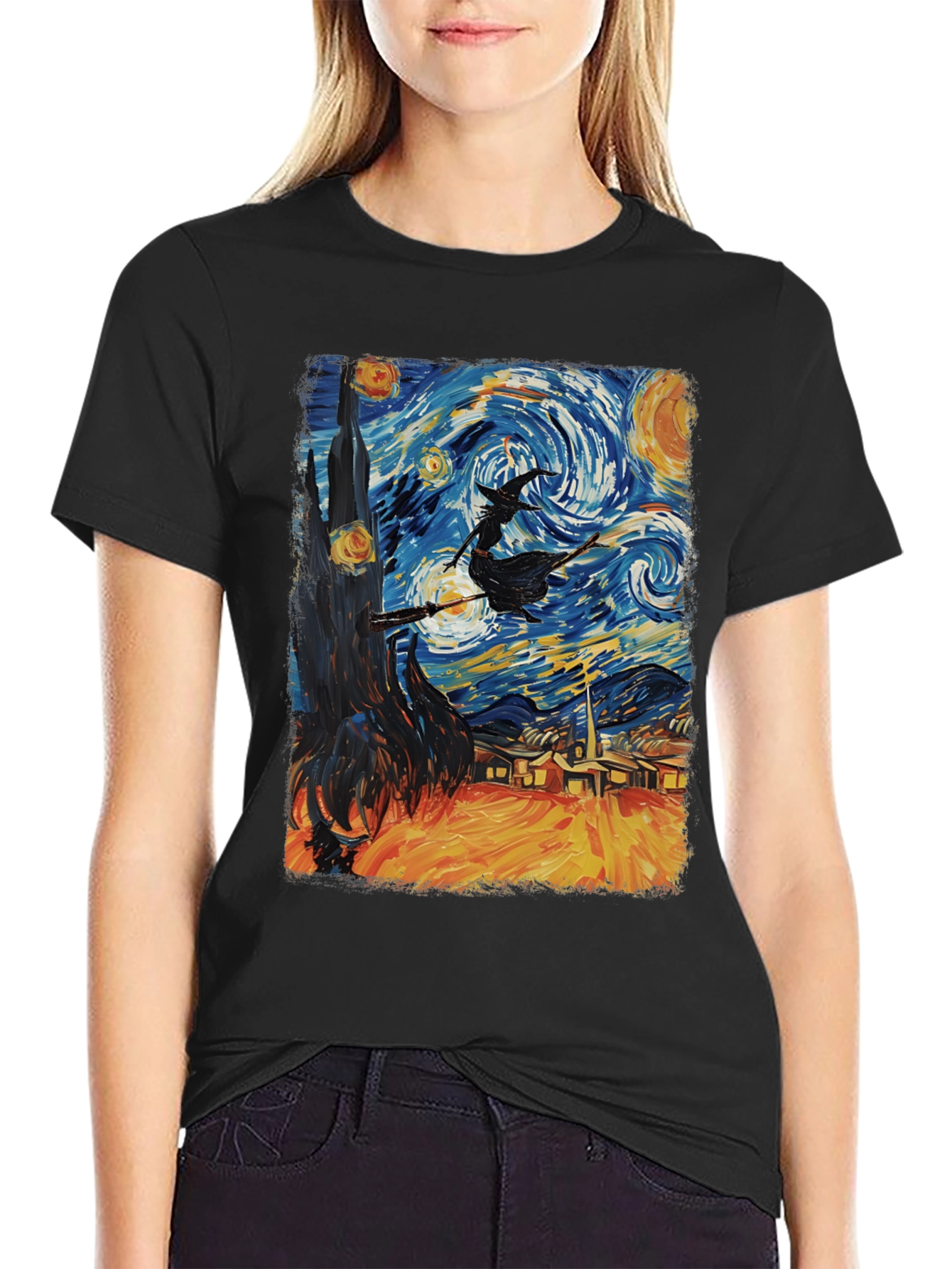 Starry Night Witch T-Shirt