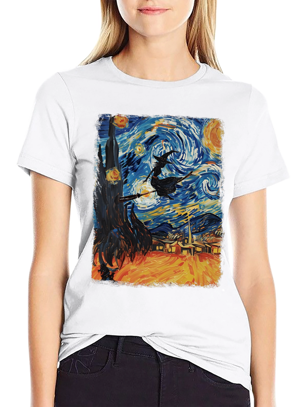 Starry Night Witch T-Shirt