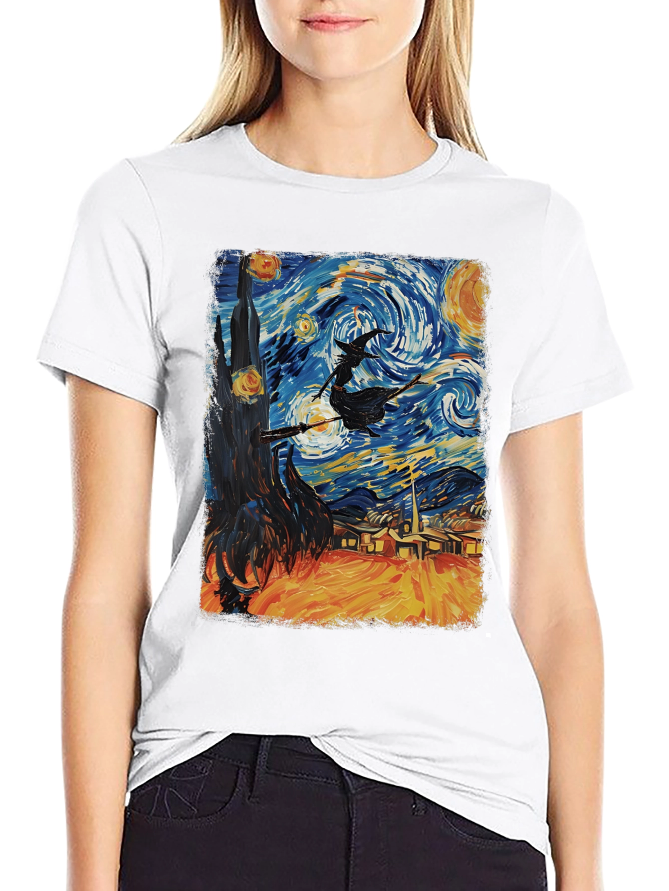 Starry Night Witch T-Shirt