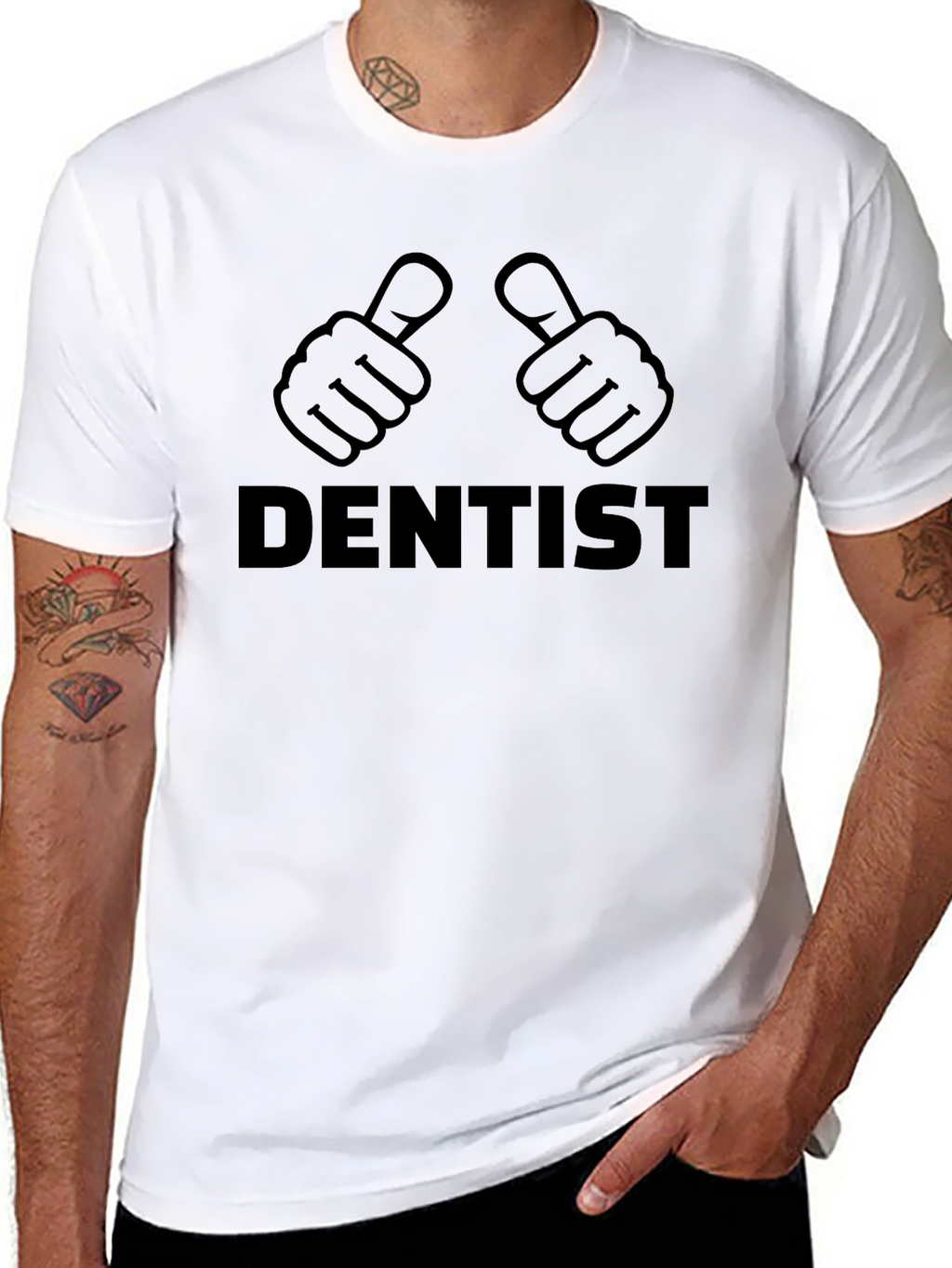 Dentist Thumbs Up Graphic T-Shirt - Soft Cotton Tee