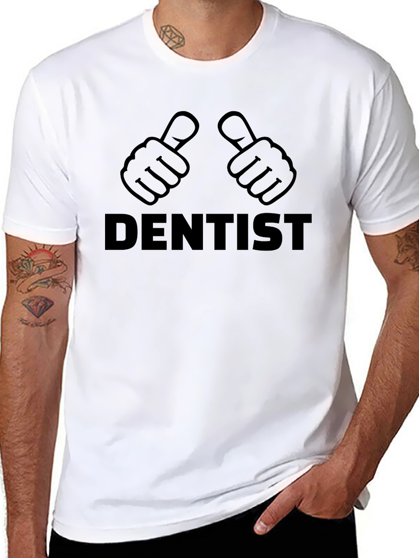 Dentist Thumbs Up Graphic T-Shirt - Soft Cotton Tee
