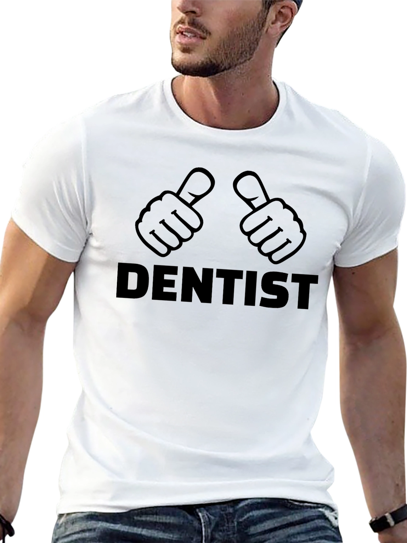 Dentist Thumbs Up Graphic T-Shirt - Soft Cotton Tee