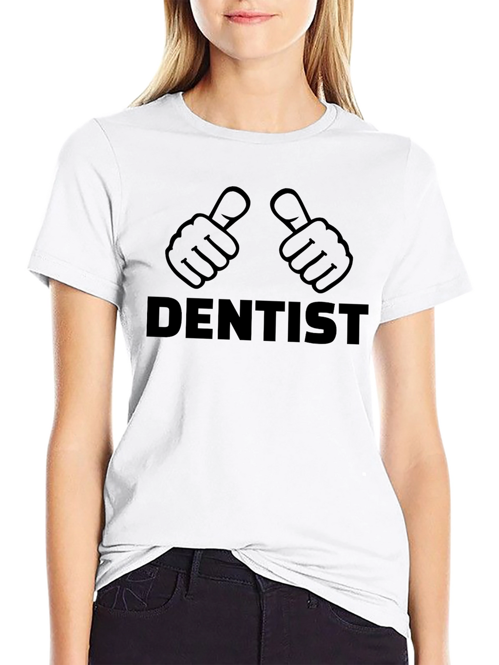 Dentist Thumbs Up Graphic T-Shirt - Soft Cotton Tee
