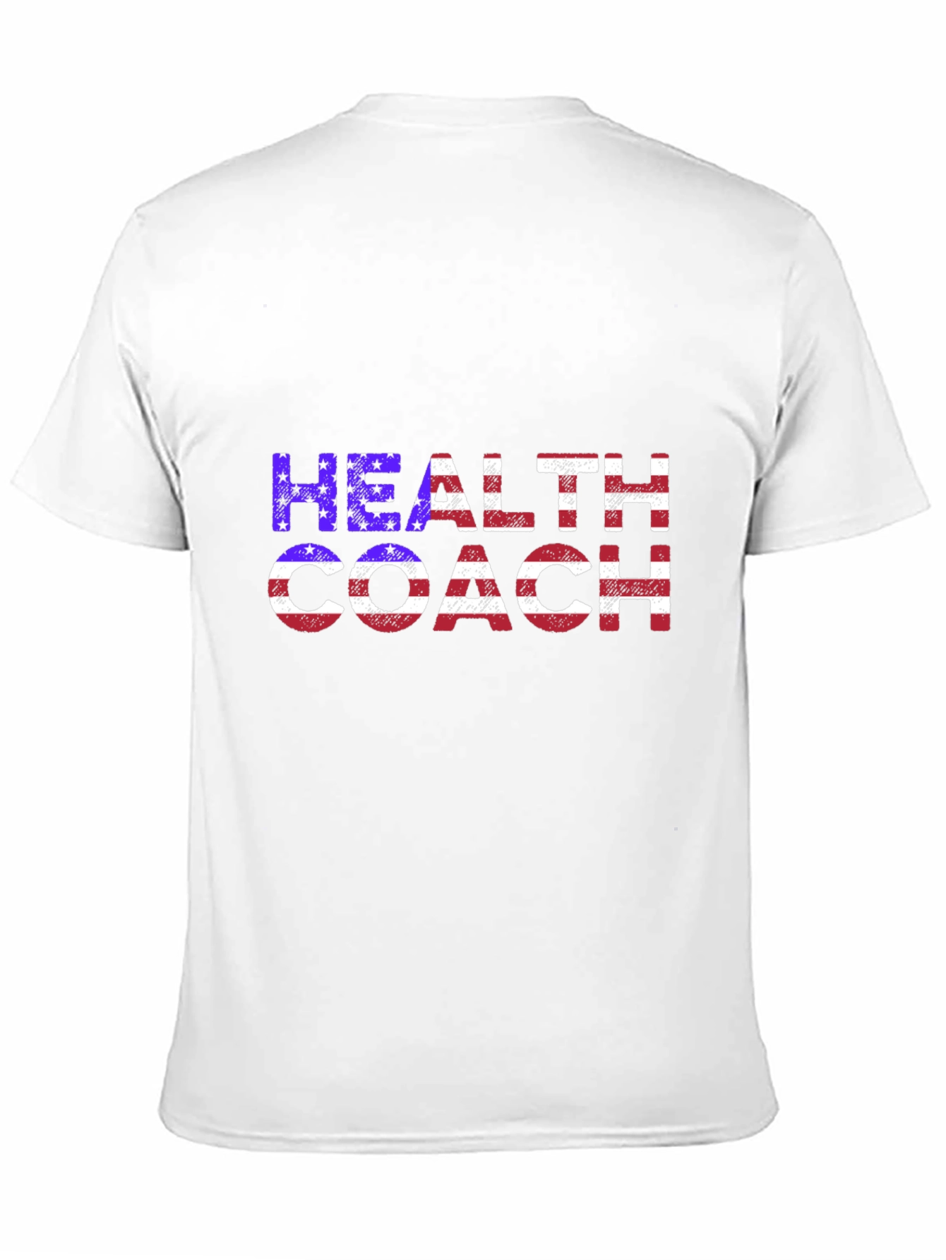 Health Coach American Flag T-Shirt Patriotic