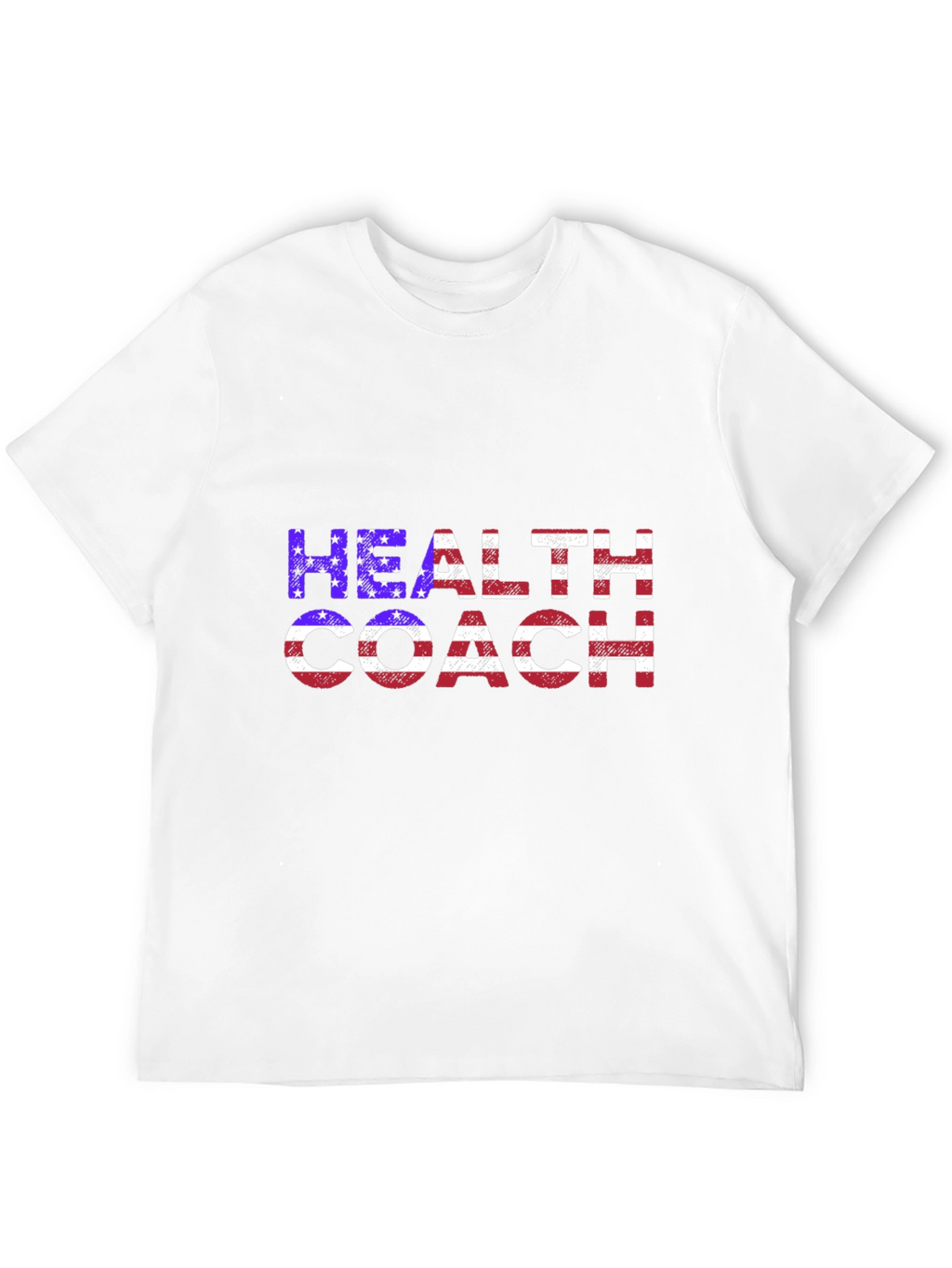 Health Coach American Flag T-Shirt Patriotic