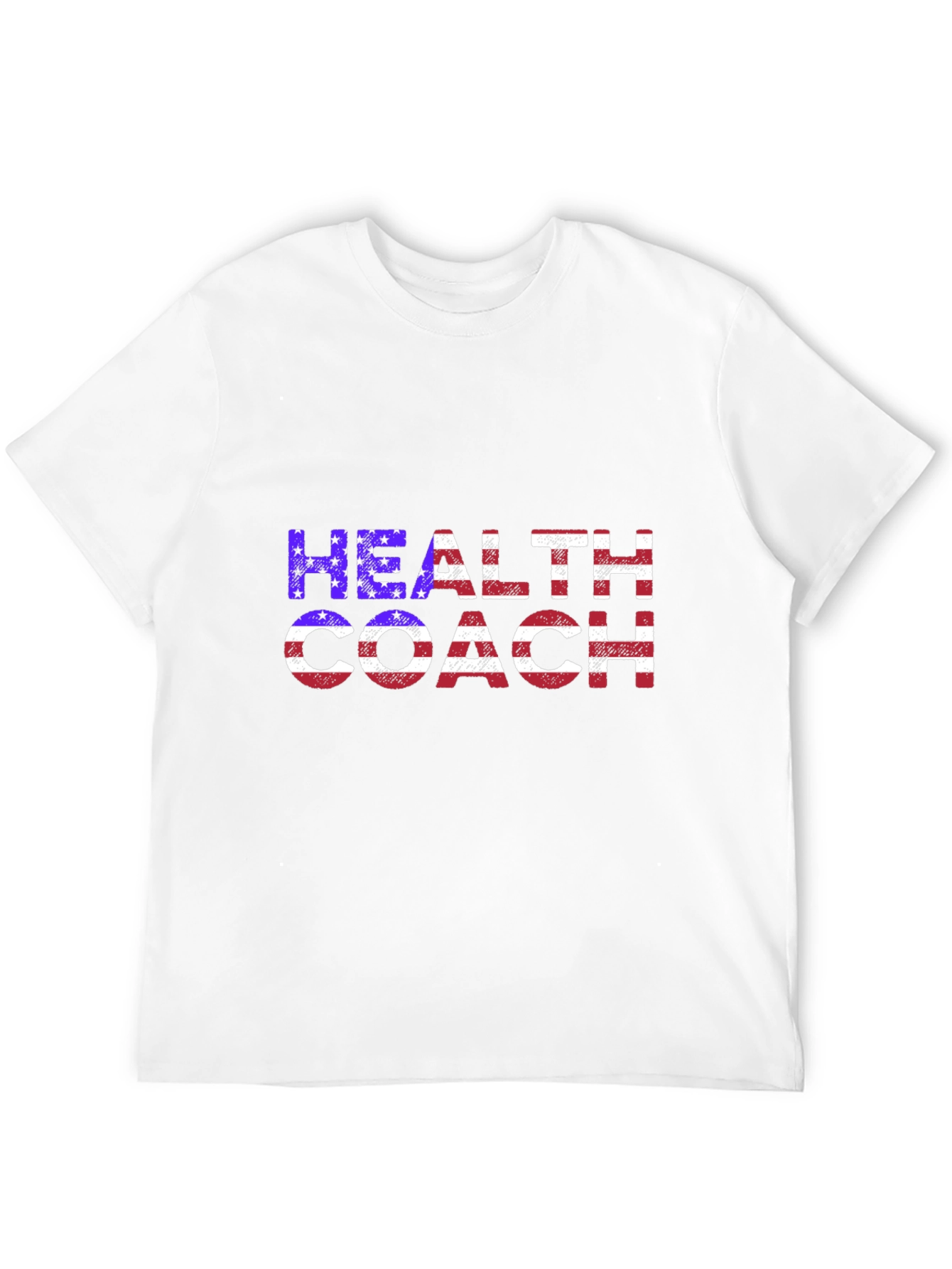 Health Coach American Flag T-Shirt Patriotic