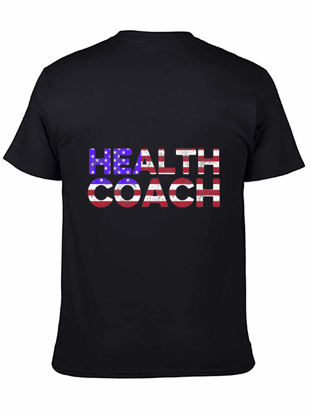 Health Coach American Flag T-Shirt Patriotic