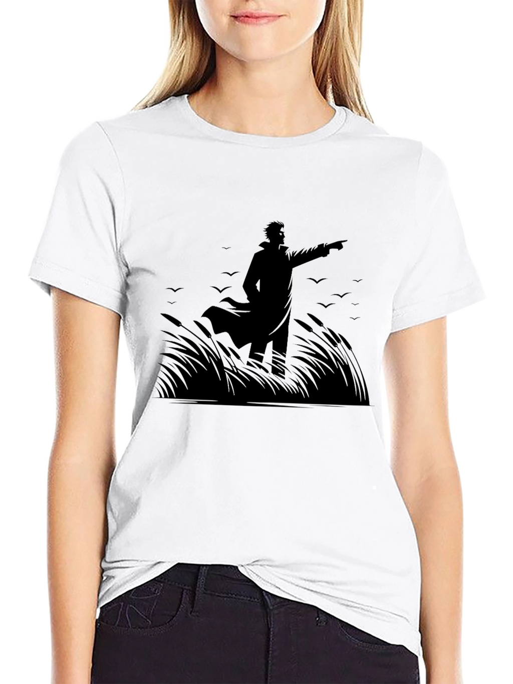 Silhouette Graphic Print T-Shirt