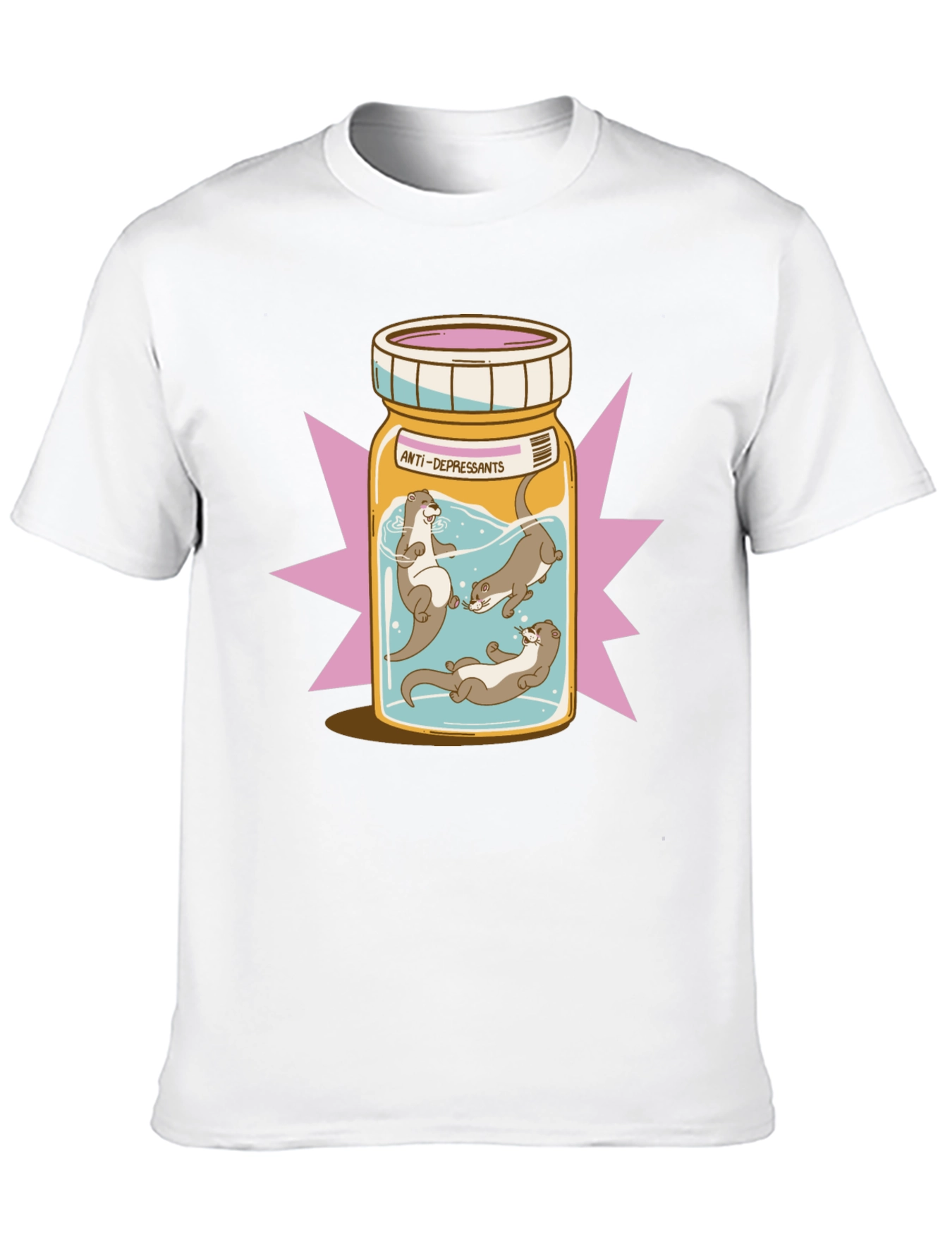 Otter Antidepressant T-Shirt - Playful Graphic Tee