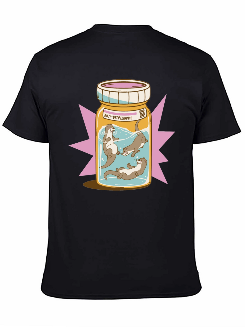 Otter Antidepressant T-Shirt - Playful Graphic Tee