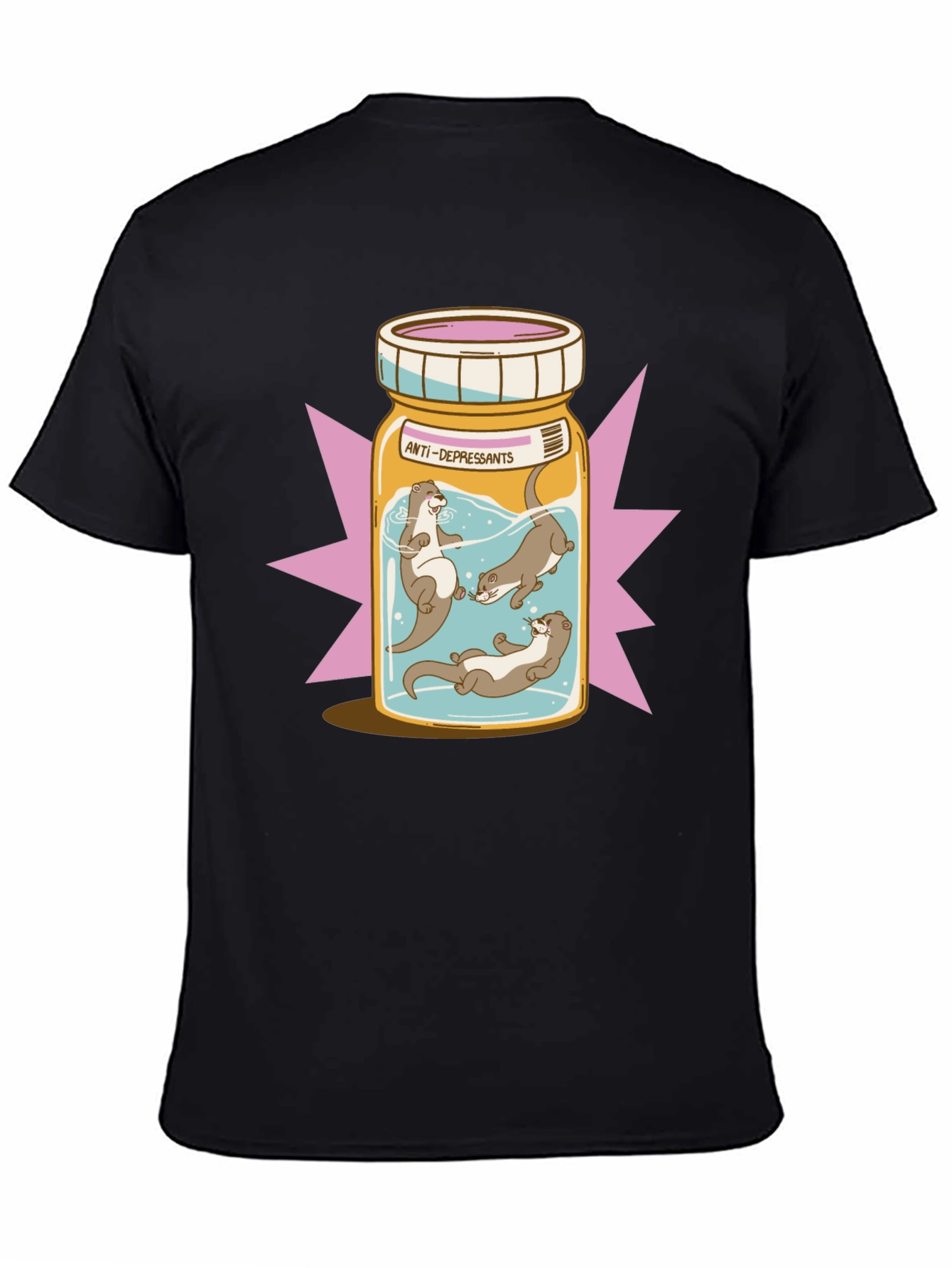 Otter Antidepressant T-Shirt - Playful Graphic Tee