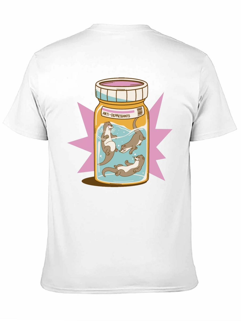 Otter Antidepressant T-Shirt - Playful Graphic Tee