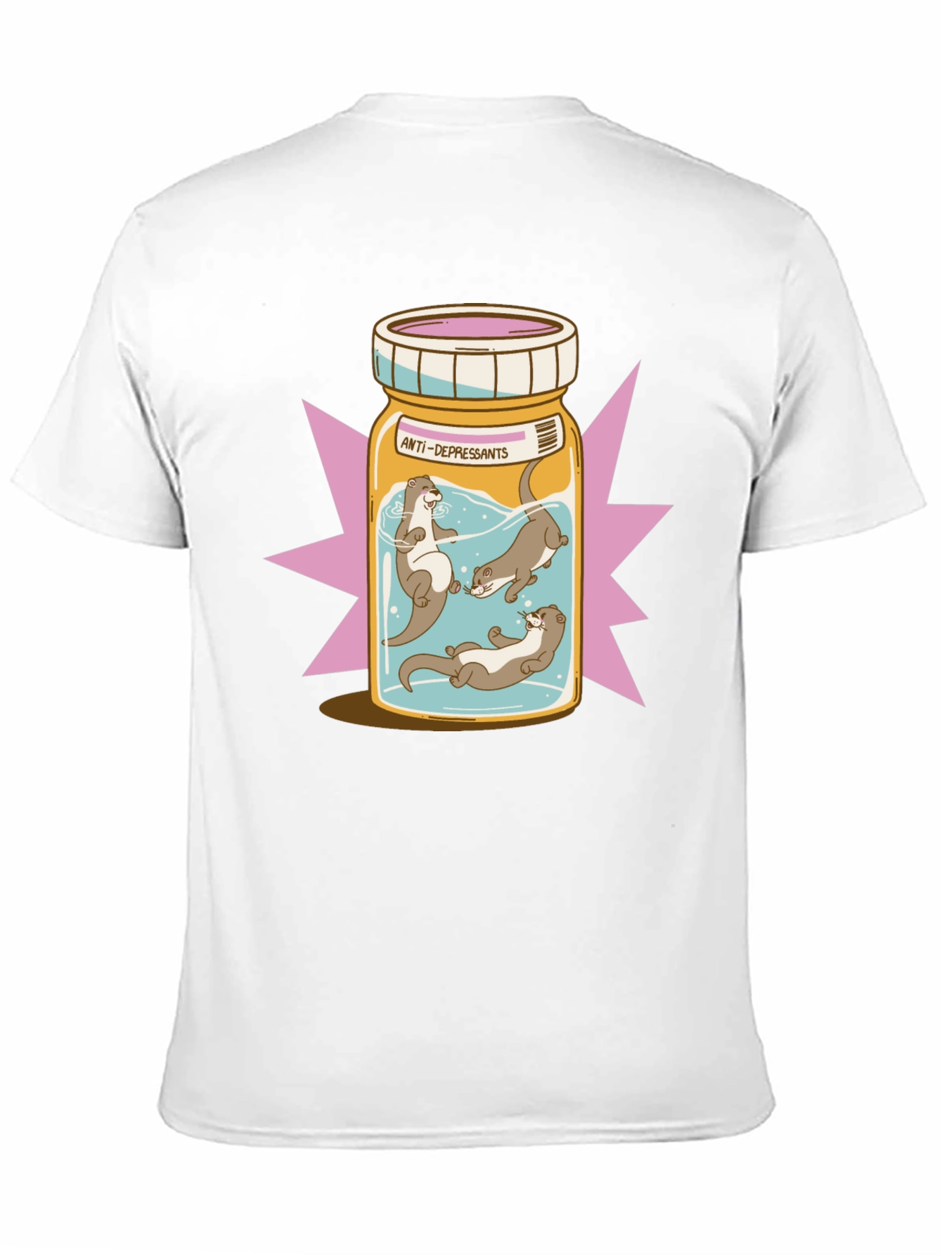Otter Antidepressant T-Shirt - Playful Graphic Tee