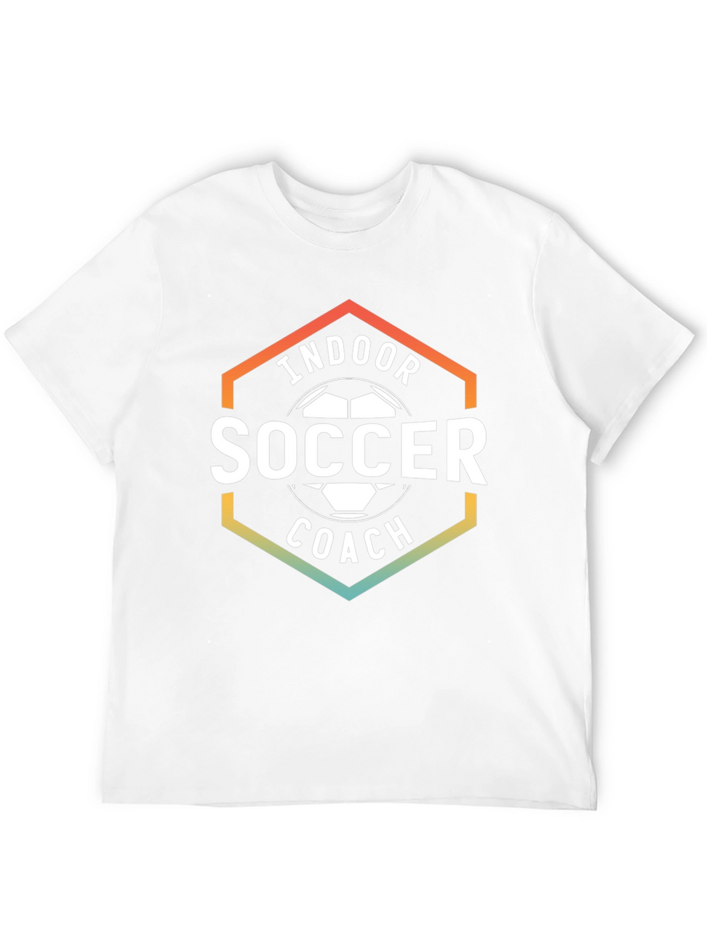 Indoor Soccer Coach Graphic T-Shirt