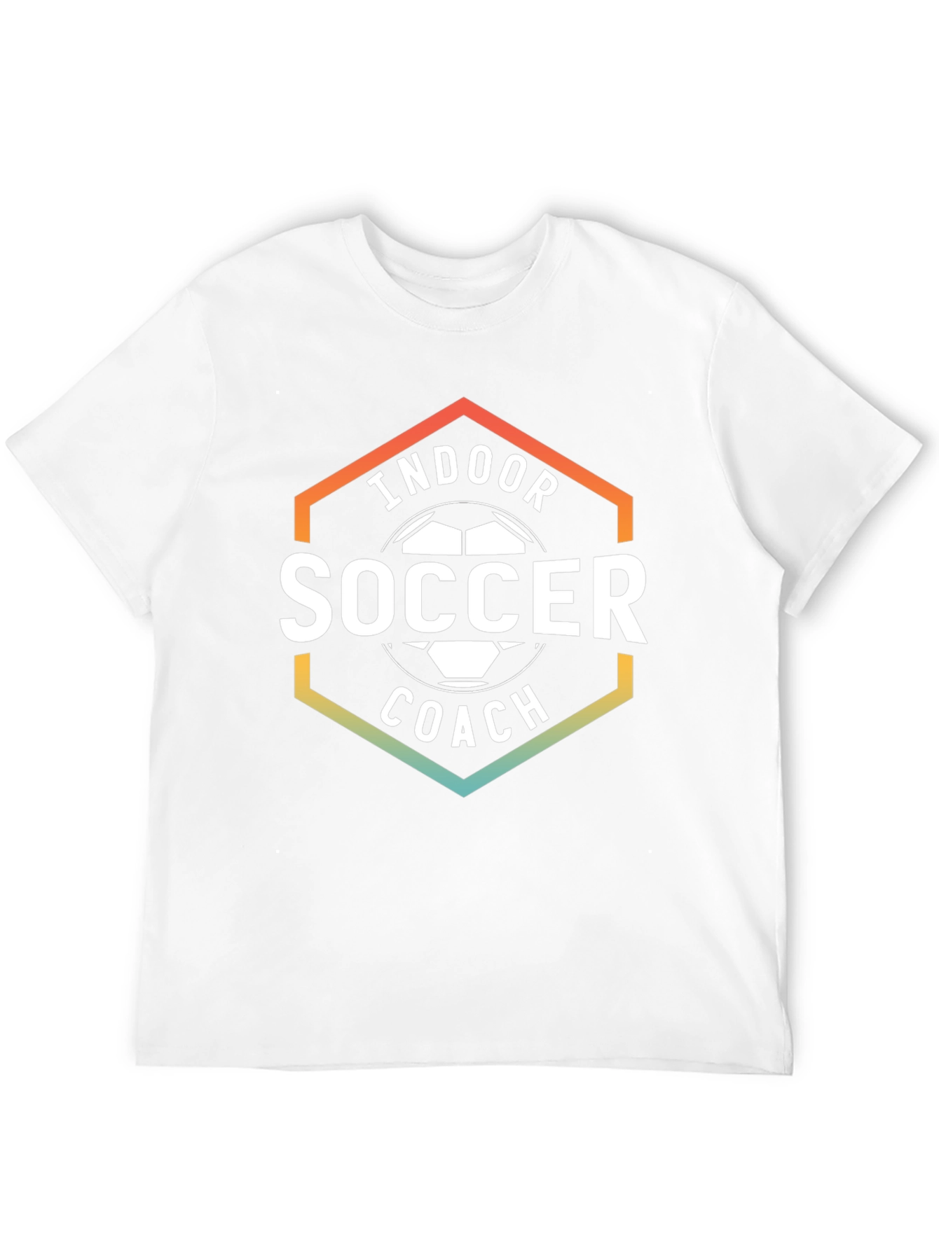 Indoor Soccer Coach Graphic T-Shirt