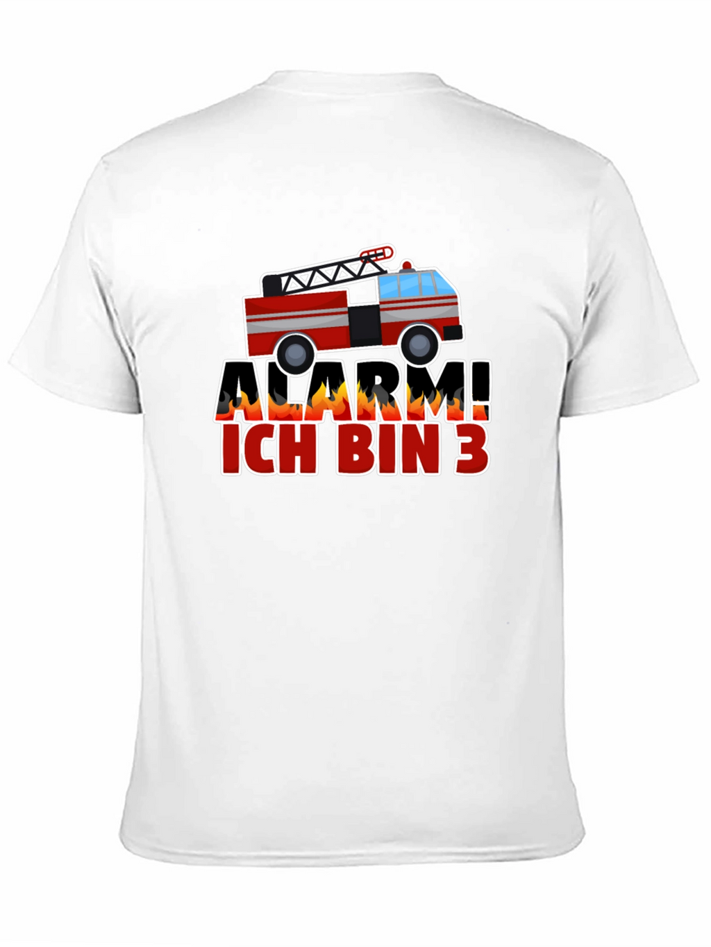 Alarm Ich Bin 3 Firetruck Kids T-Shirt