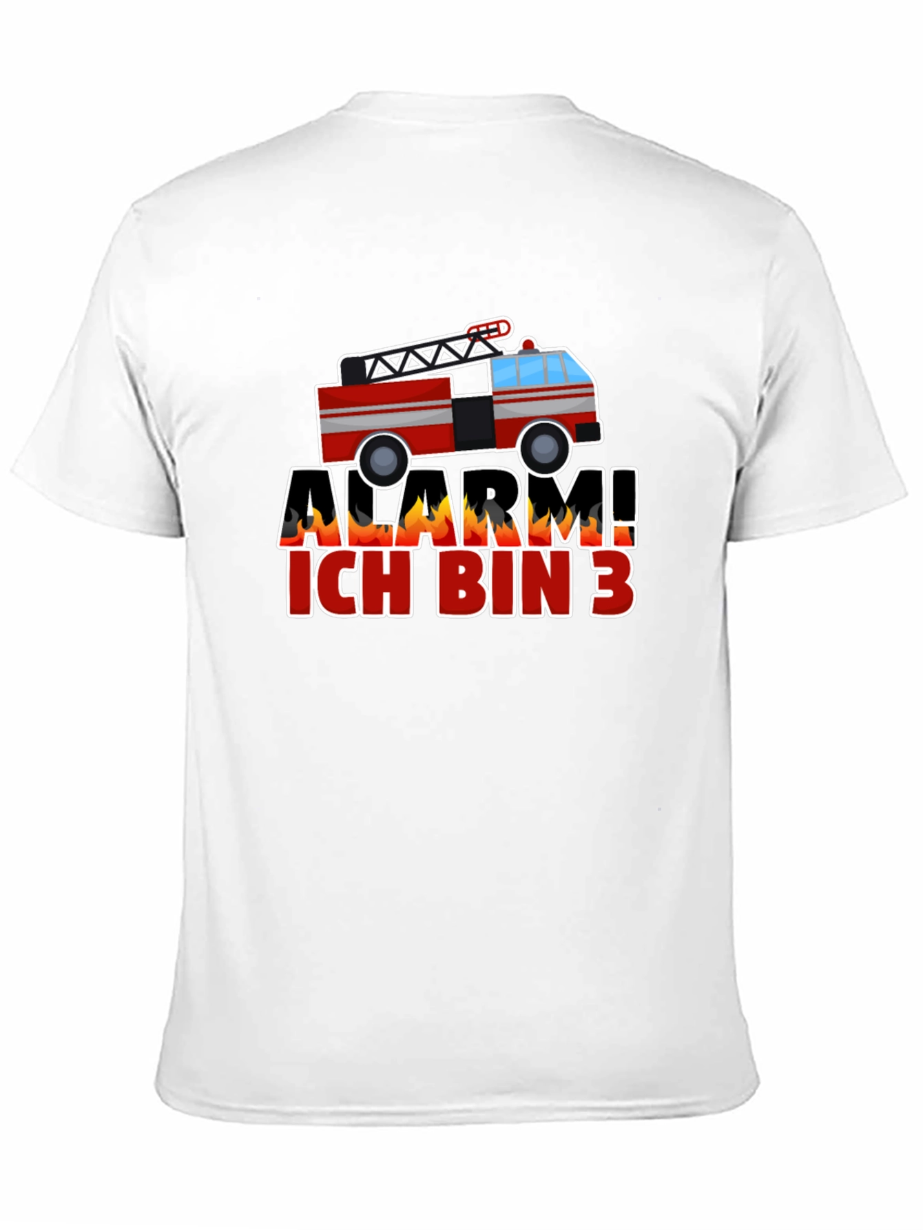 Alarm Ich Bin 3 Firetruck Kids T-Shirt