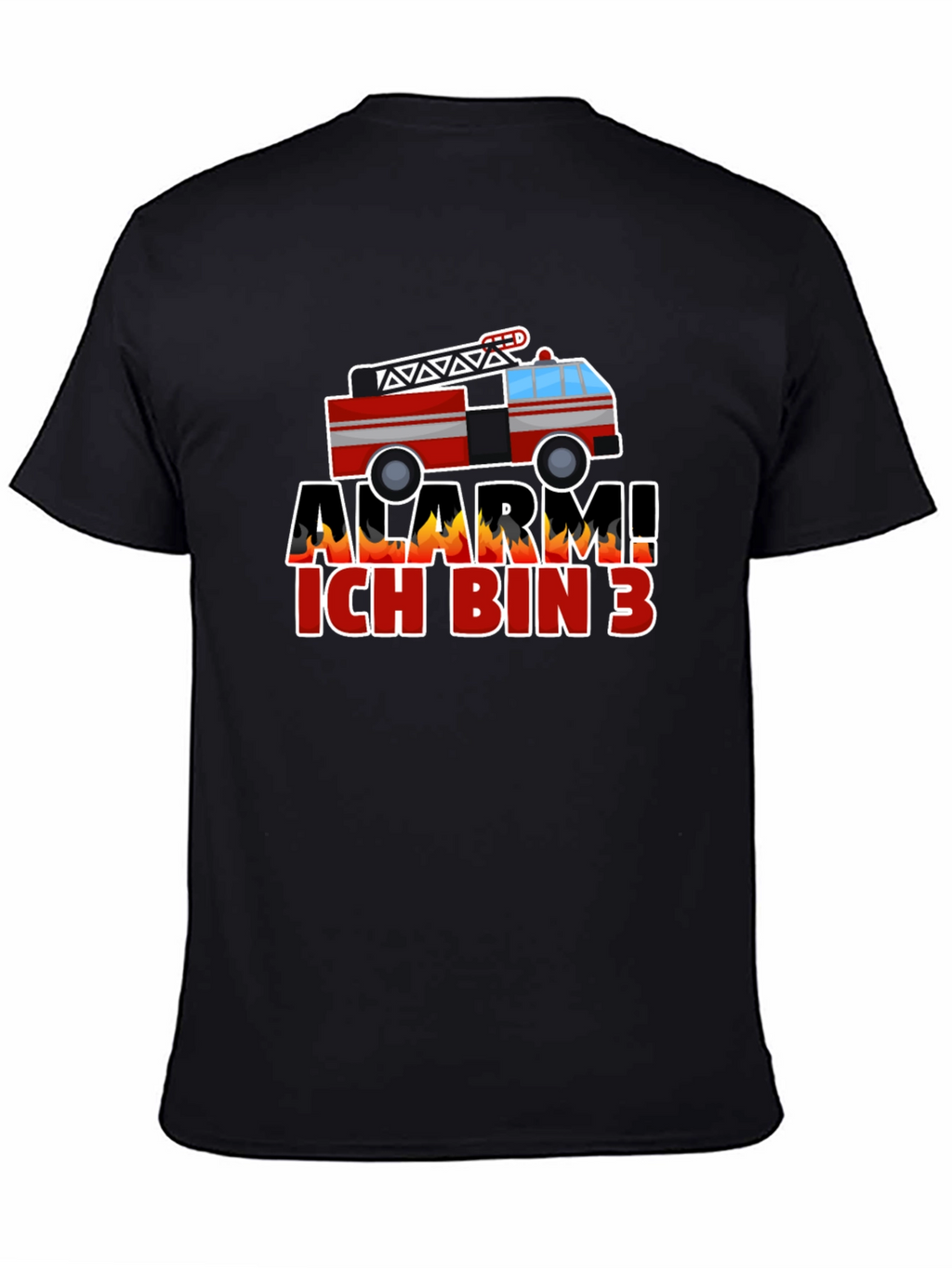 Alarm Ich Bin 3 Firetruck Kids T-Shirt