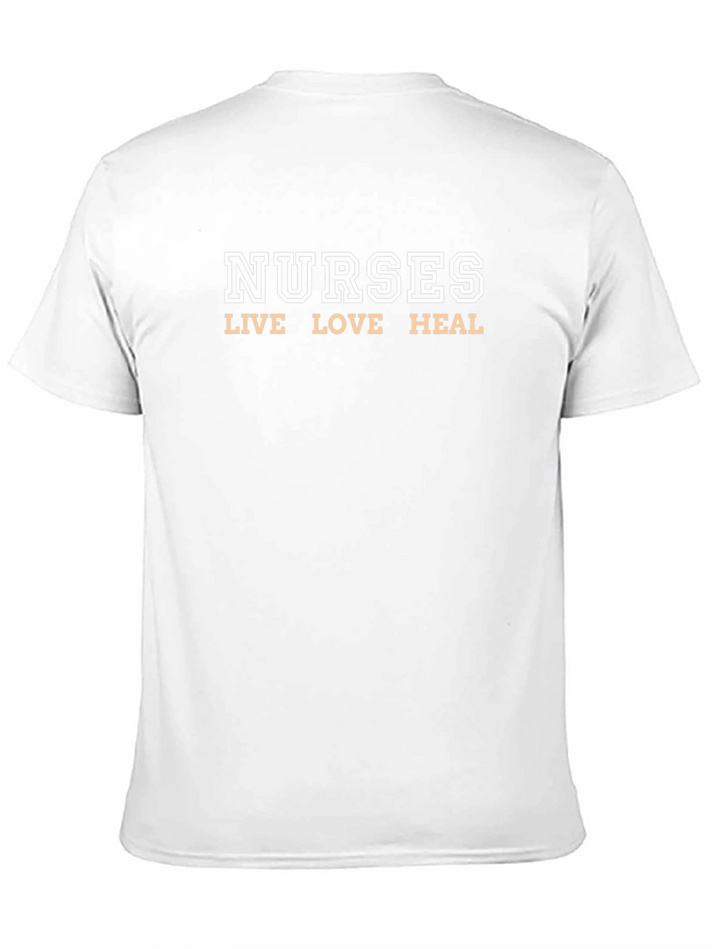 Nurses Live Love Heal Black T-Shirt