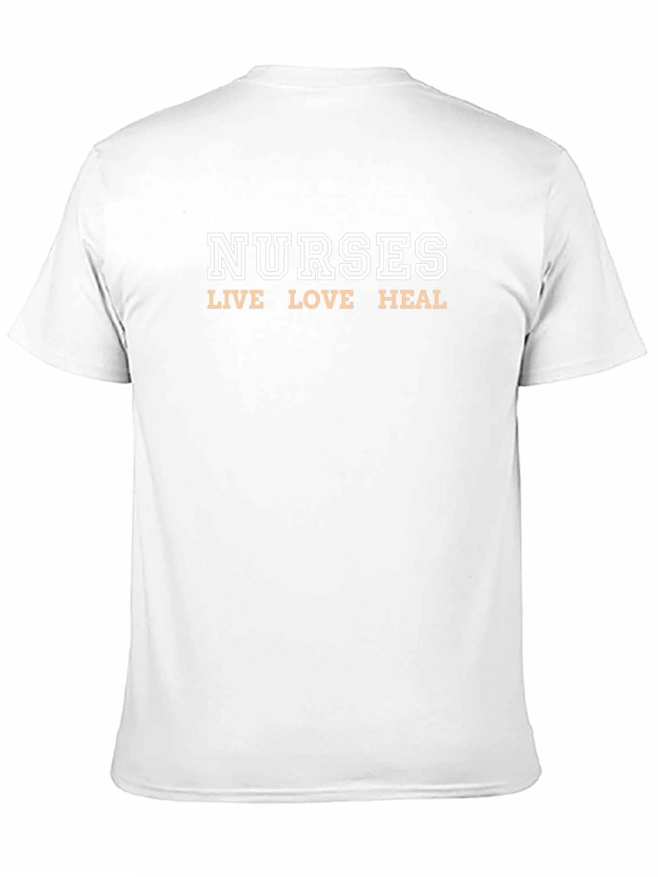 Nurses Live Love Heal Black T-Shirt