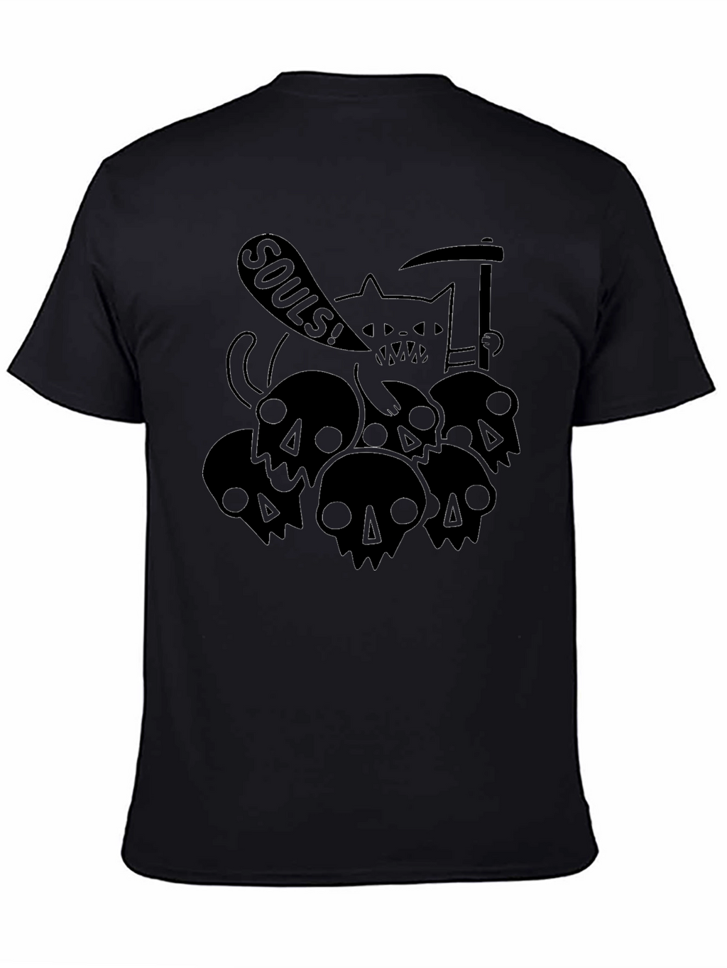 Souls! Skull Cat Reaper T-Shirt