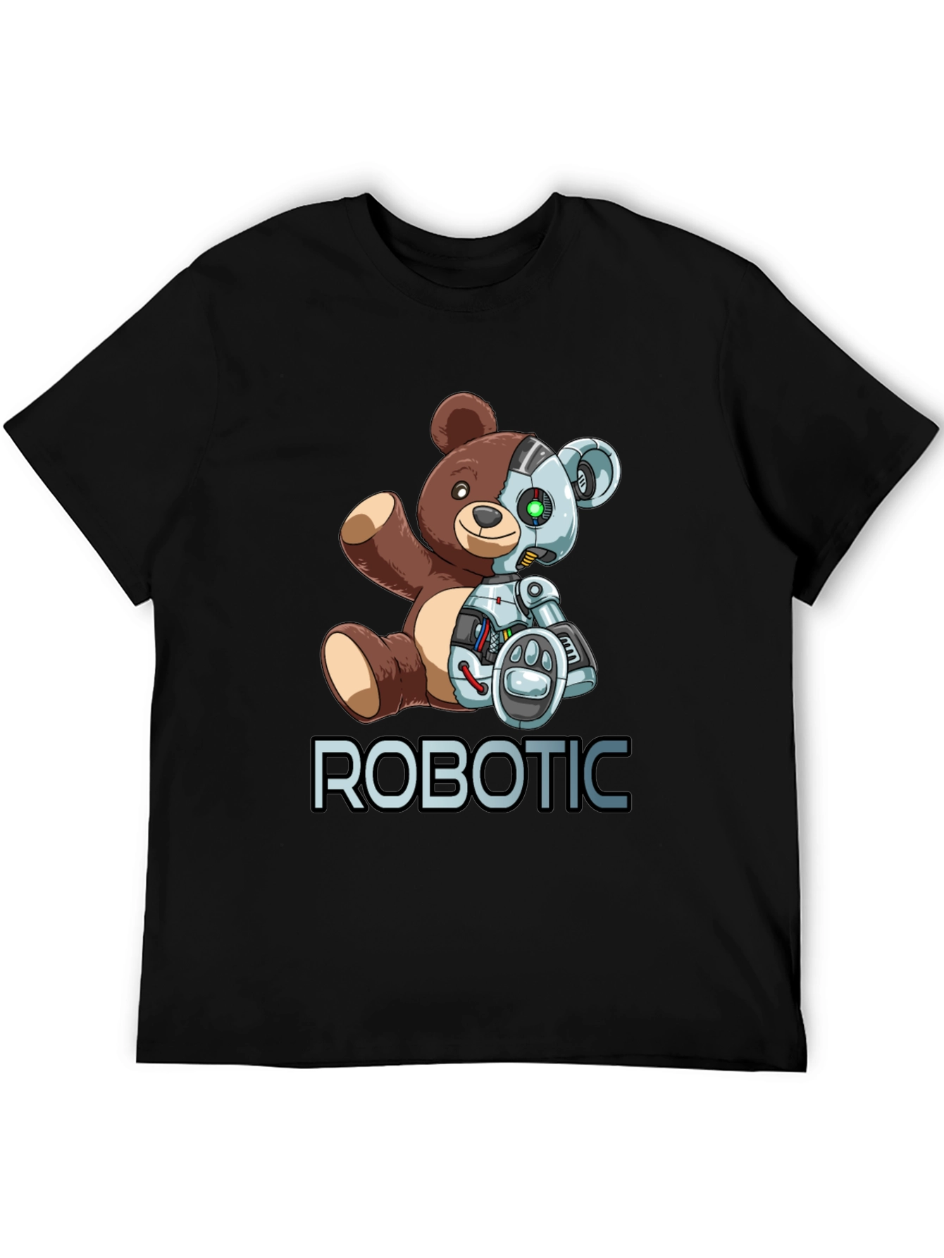 Robotic Teddy Bear Graphic T-Shirt