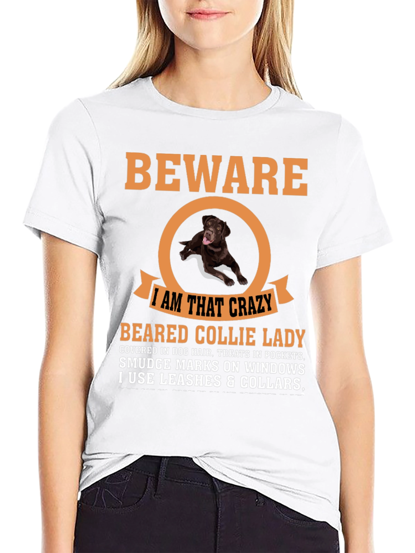 Beware Crazy Dog Lady T-Shirt