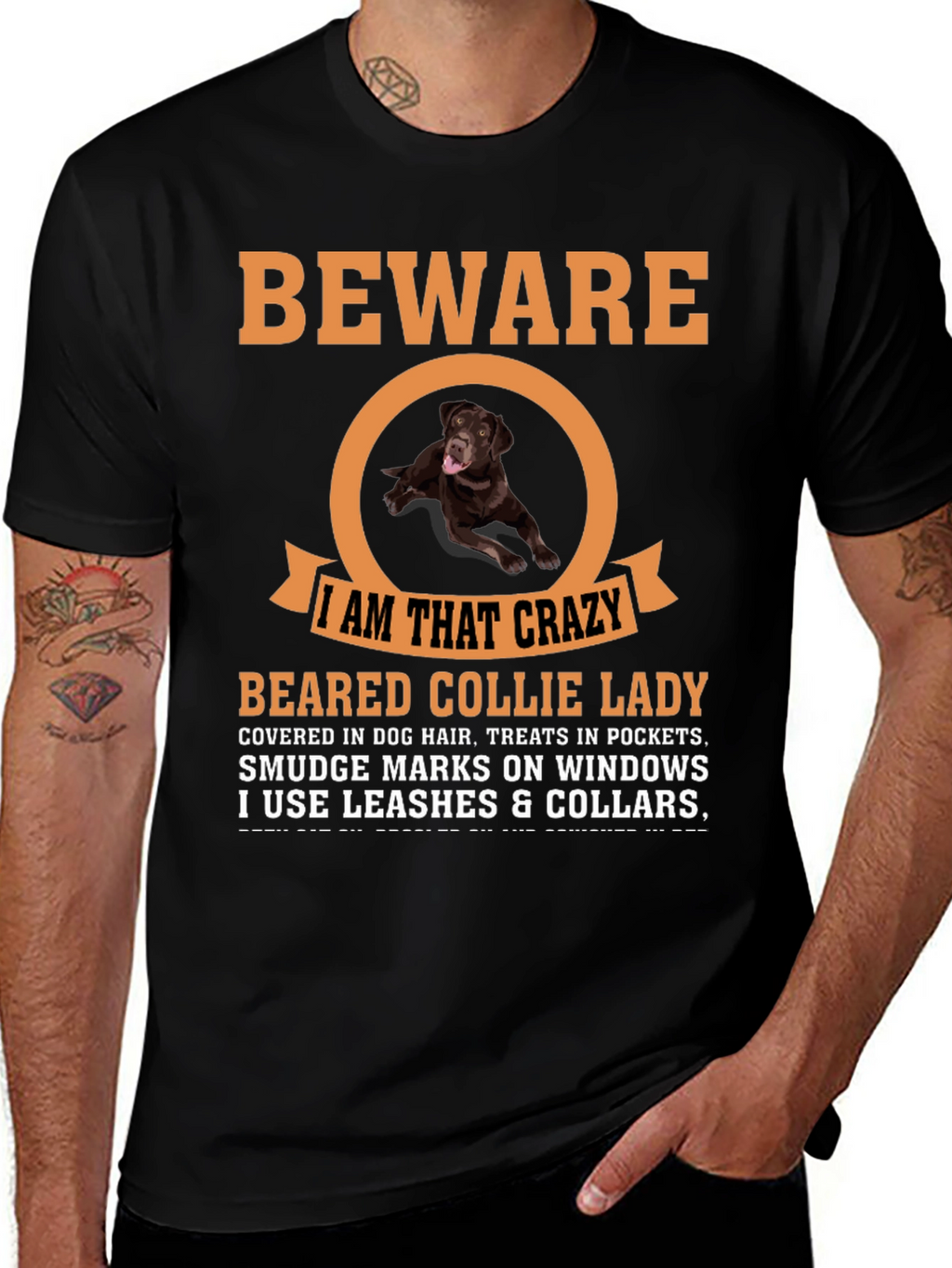 Beware Crazy Dog Lady T-Shirt
