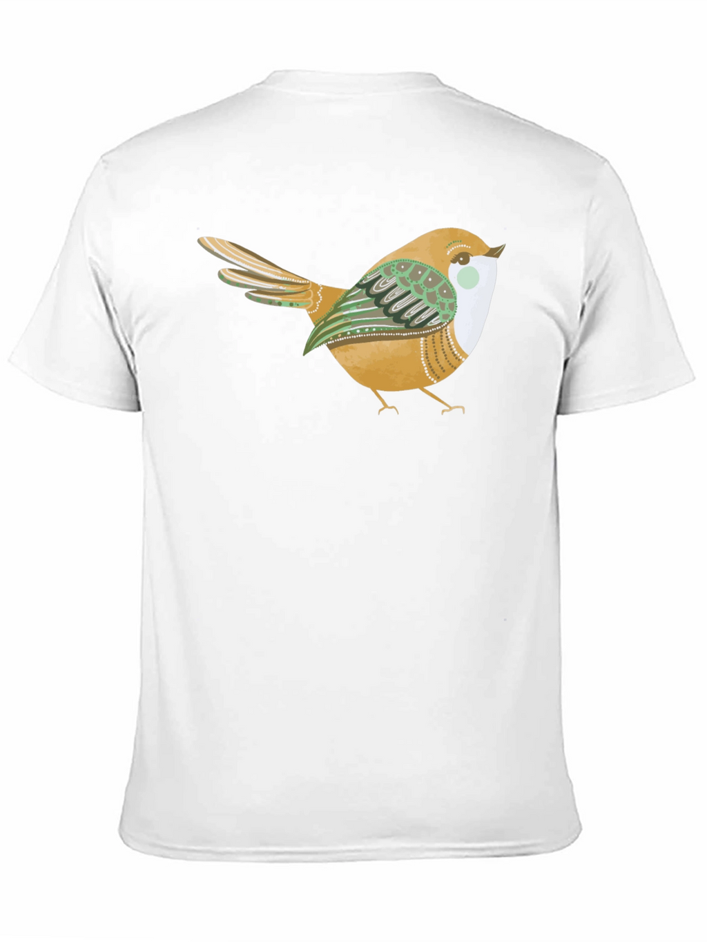 Bird Graphic Tee - Stylish Black Cotton Comfort