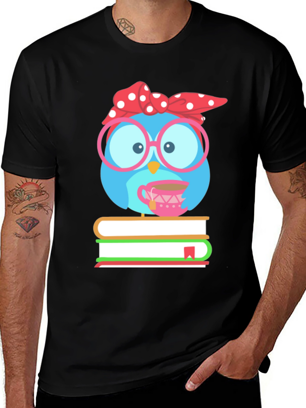 Bookish Owl T-Shirt - Cute Reader Tee