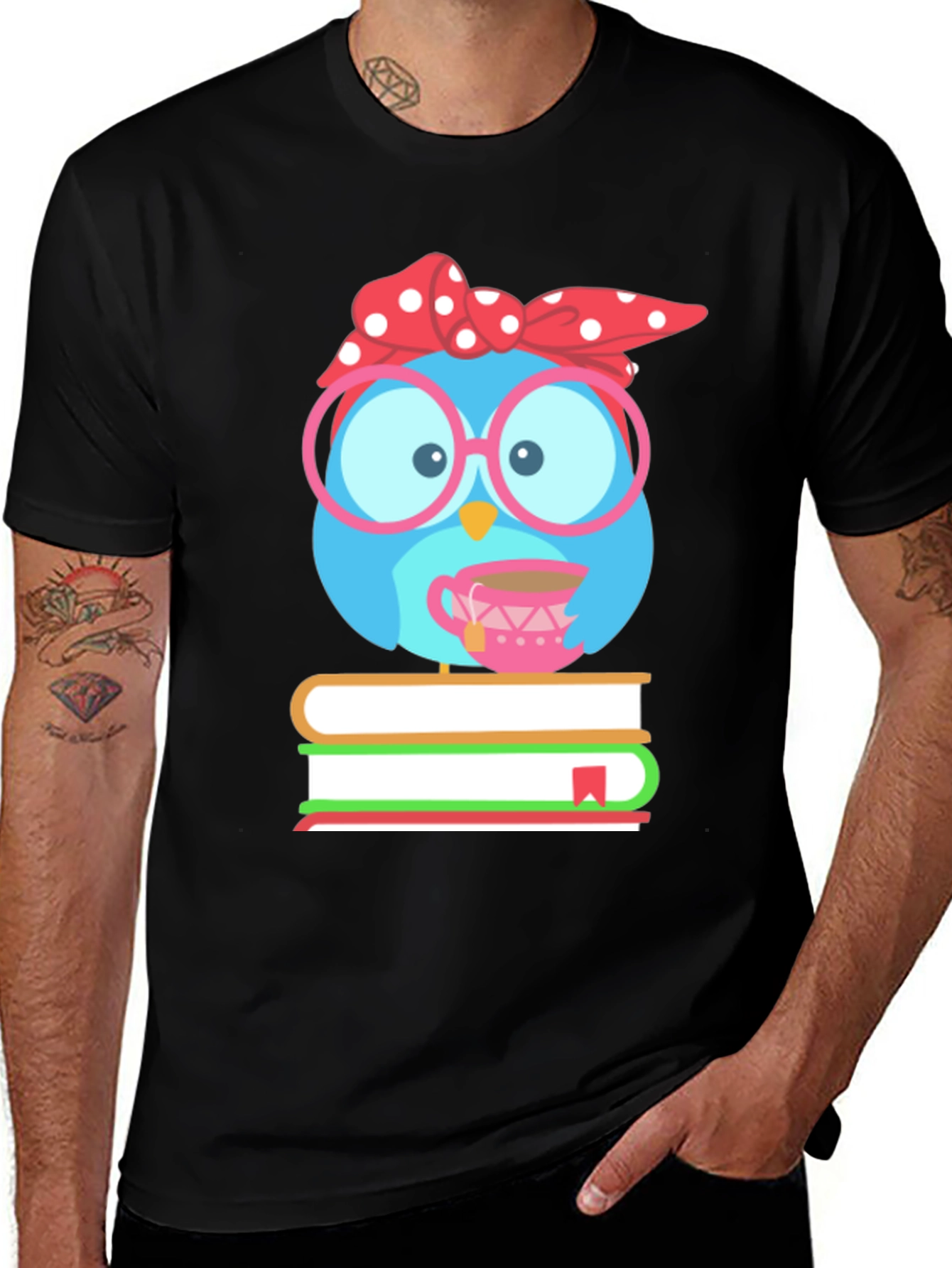 Bookish Owl T-Shirt - Cute Reader Tee