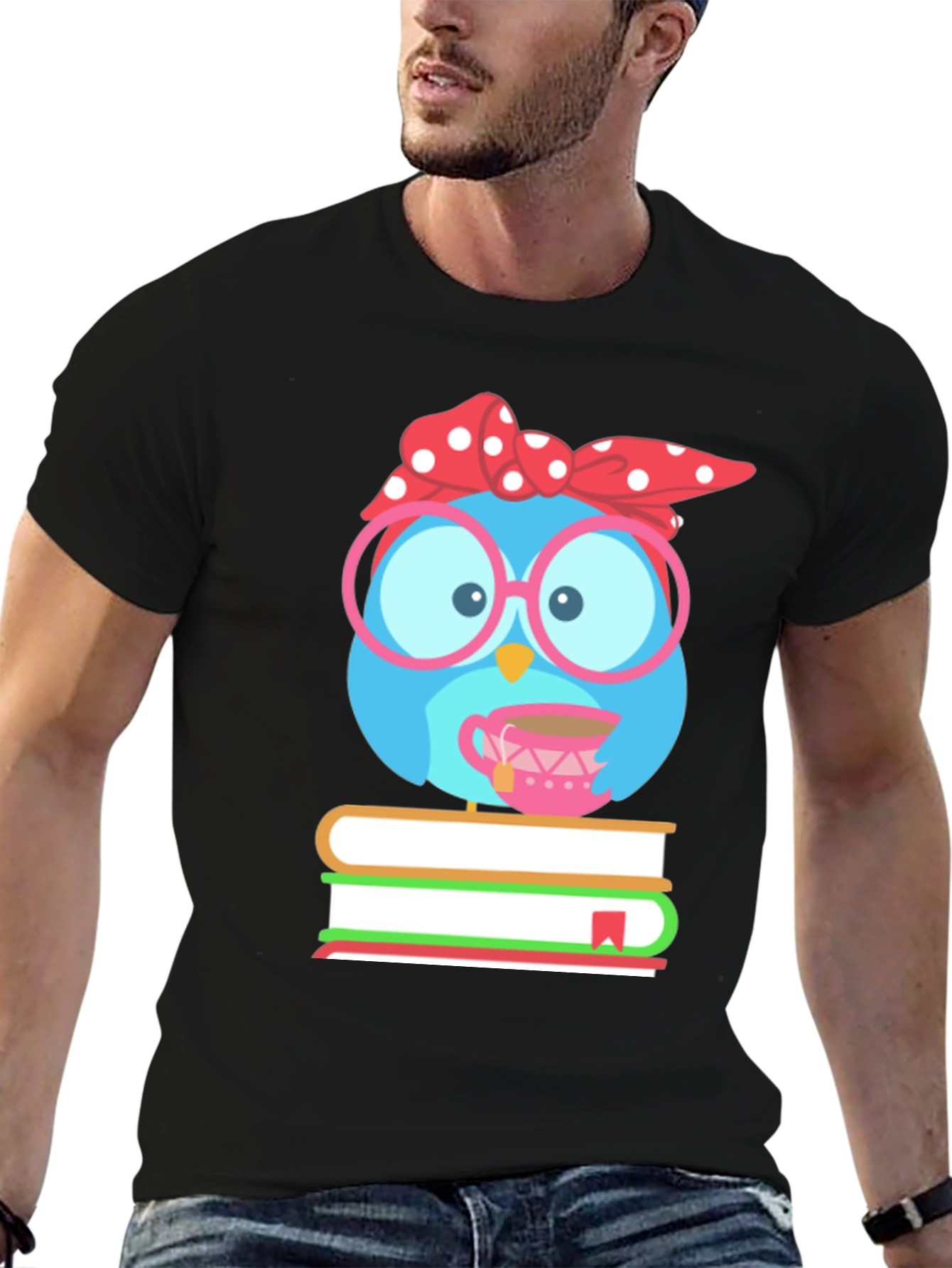 Bookish Owl T-Shirt - Cute Reader Tee