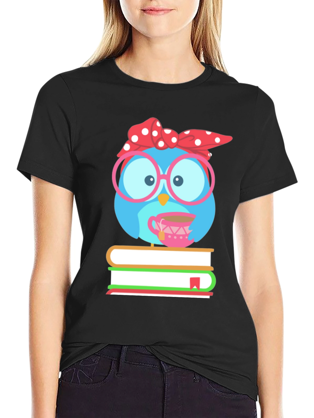 Bookish Owl T-Shirt - Cute Reader Tee