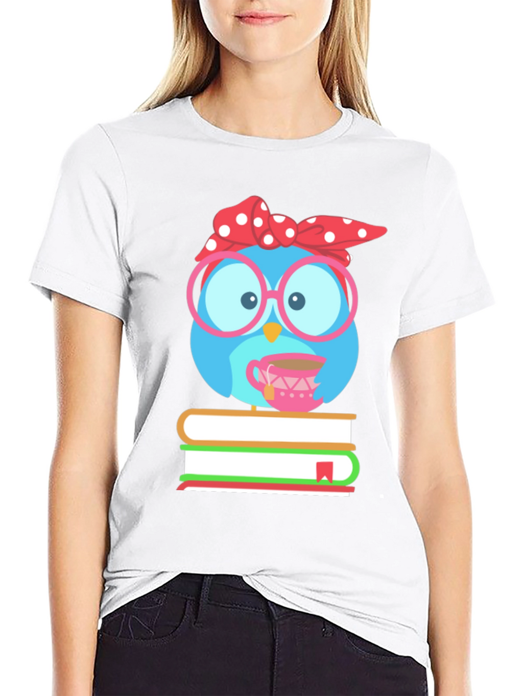 Bookish Owl T-Shirt - Cute Reader Tee