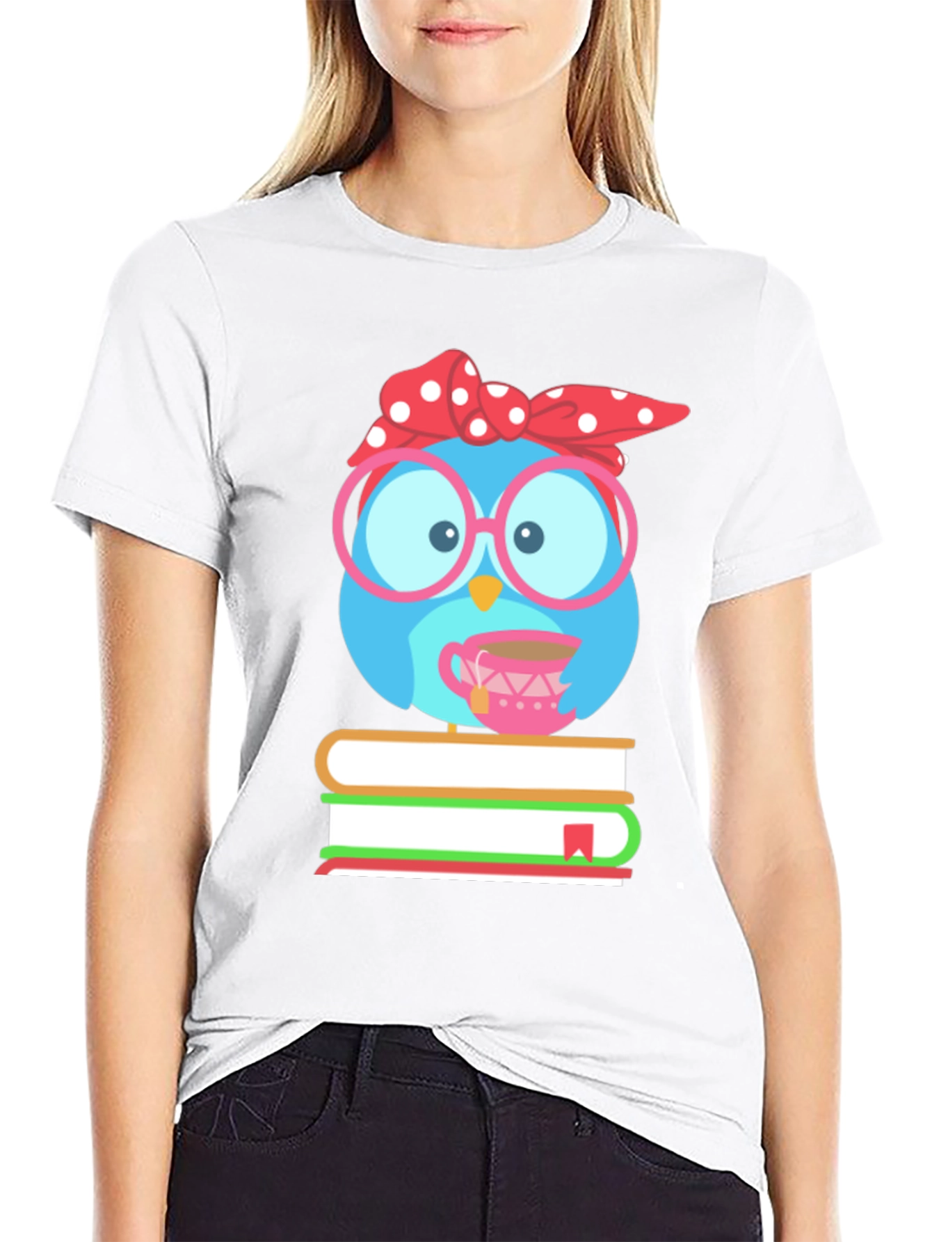 Bookish Owl T-Shirt - Cute Reader Tee