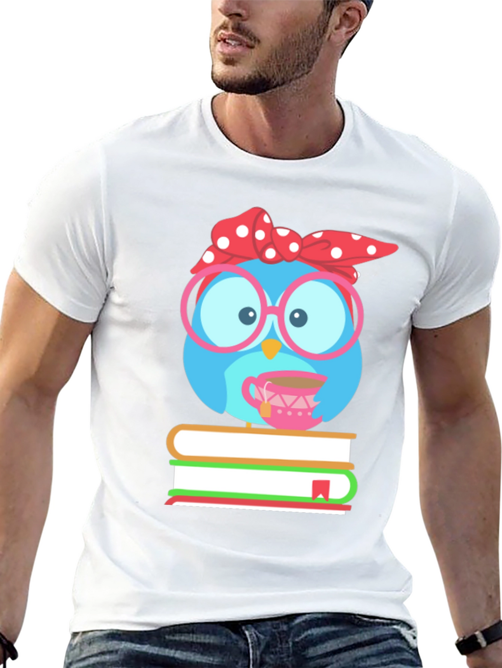 Bookish Owl T-Shirt - Cute Reader Tee