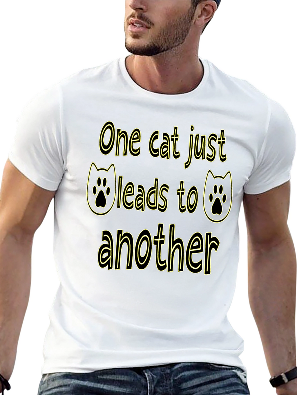 One Cat Leads to Another Graphic T-Shirt