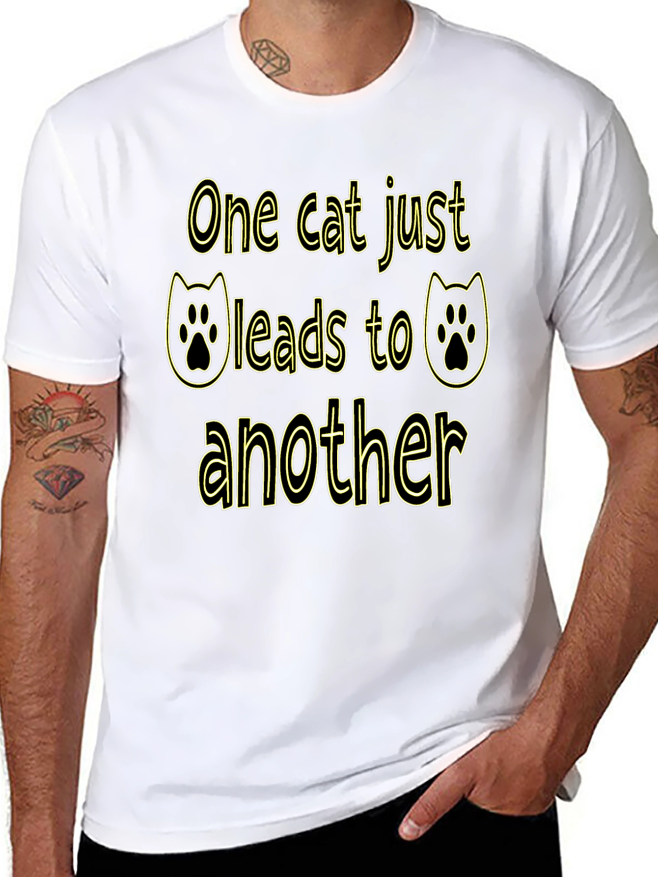 One Cat Leads to Another Graphic T-Shirt
