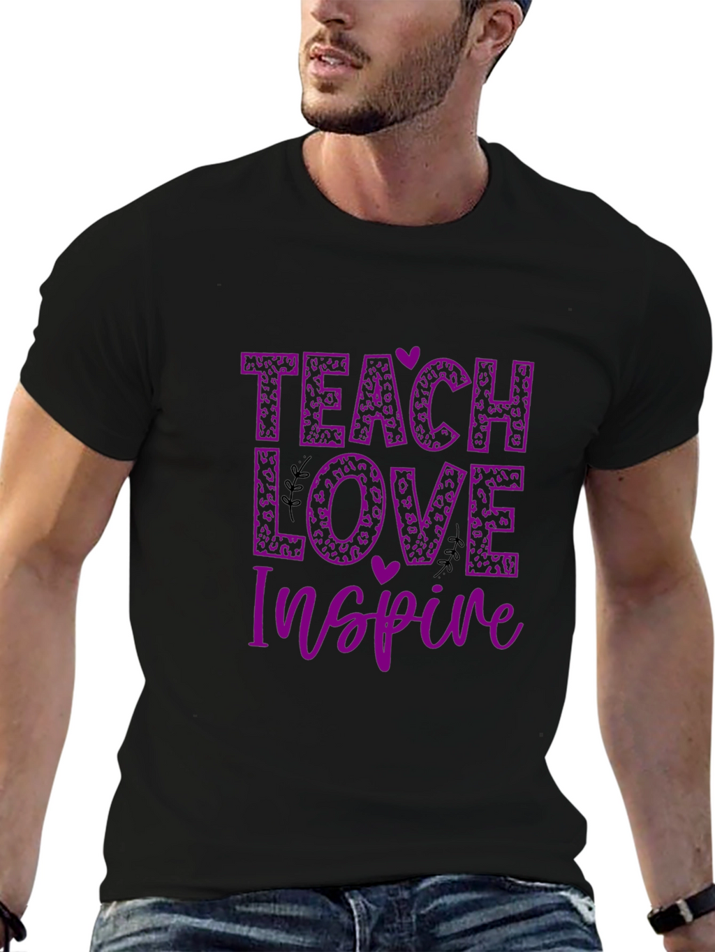 Teach Love Inspire T-Shirt - Black