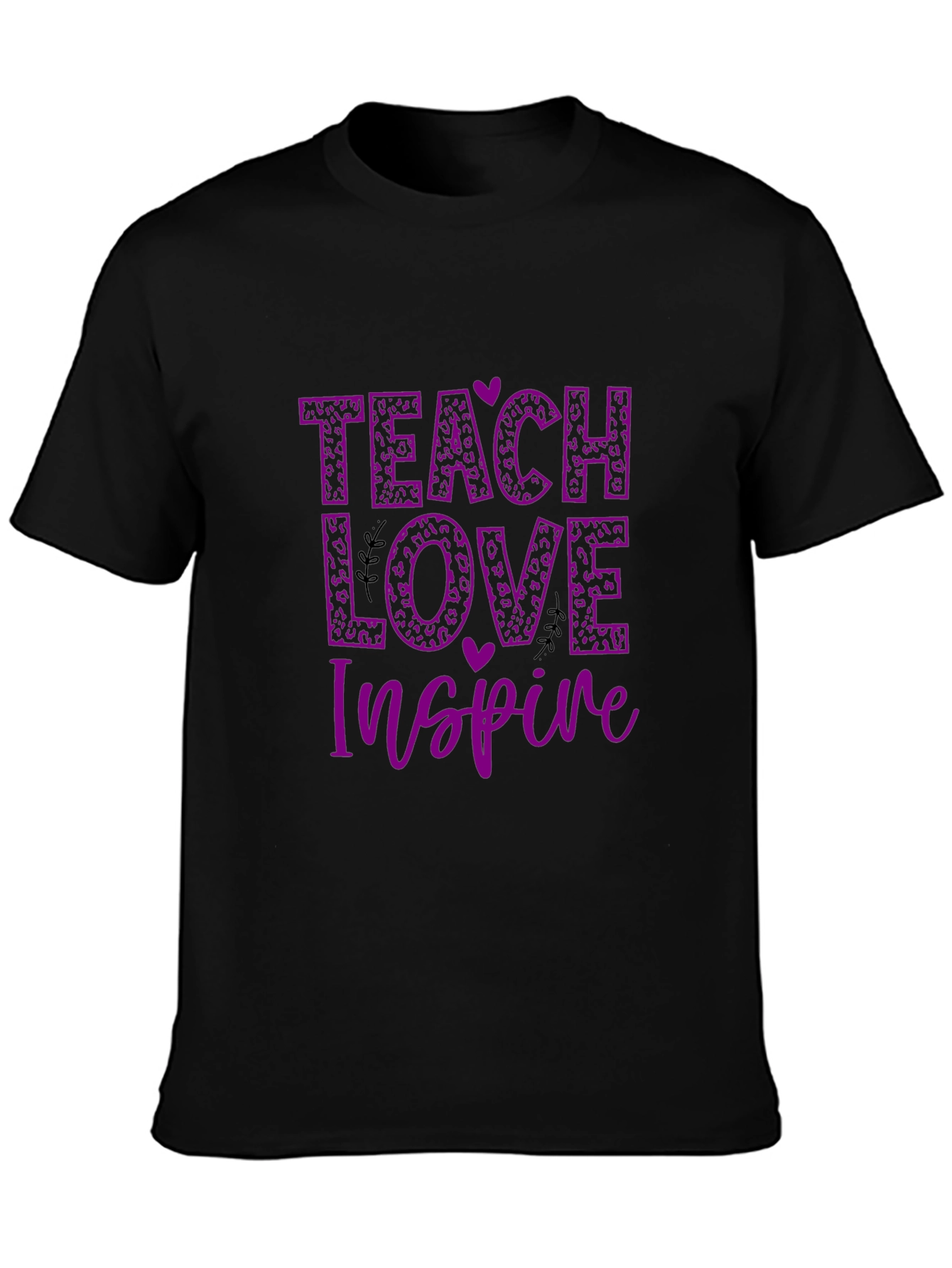 Teach Love Inspire T-Shirt - Black